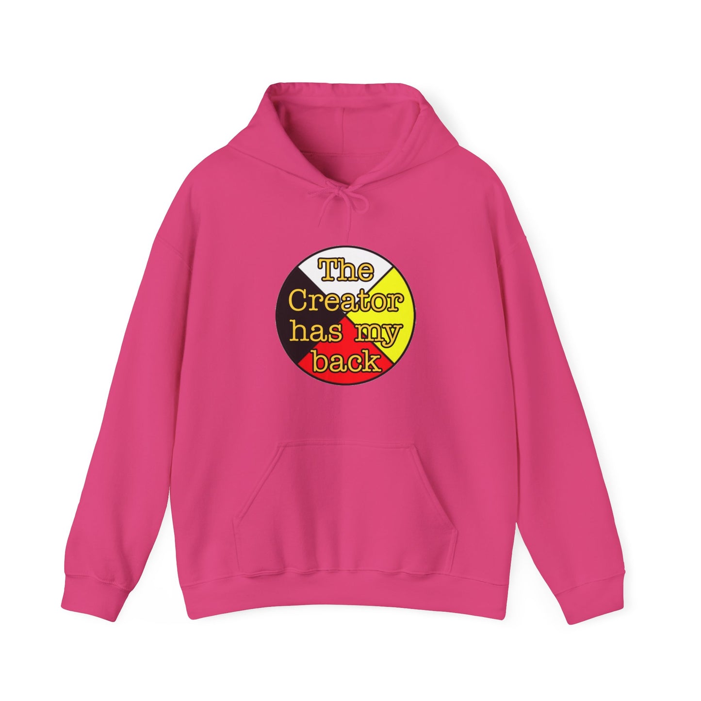 The creator has my back Unisex Heavy Blend™ Hooded Sweatshirt