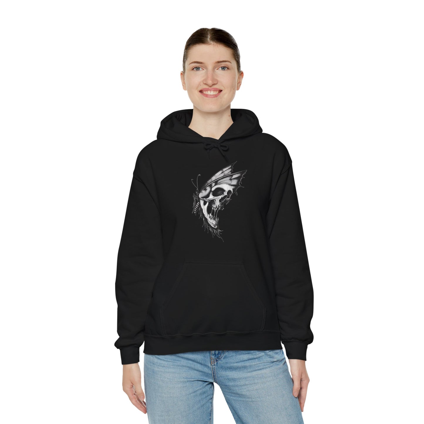 Death butterfly Unisex Heavy Blend™ Hooded Sweatshirt