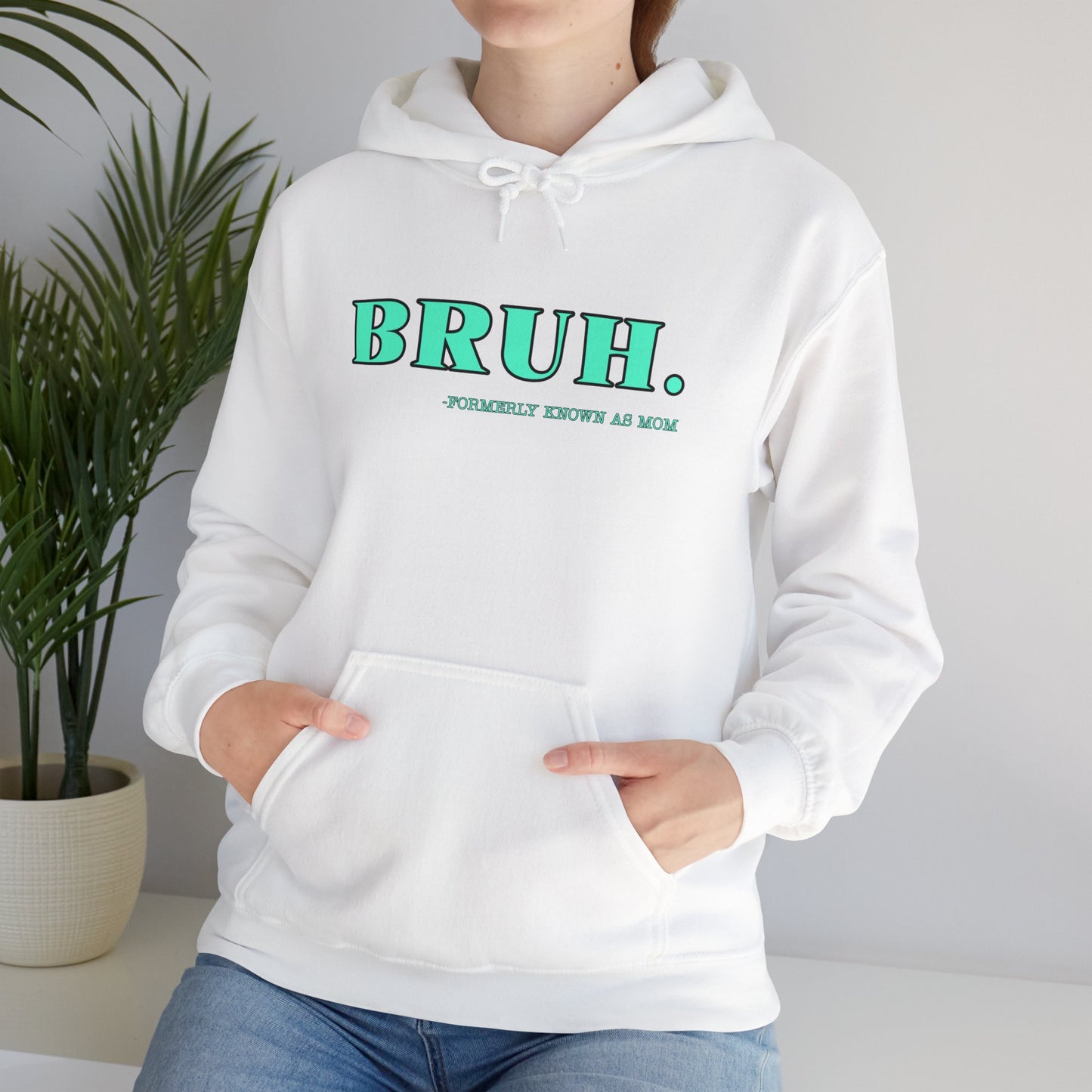 BRUH. Formerly known as mom Unisex Heavy Blend™ Hooded Sweatshirt