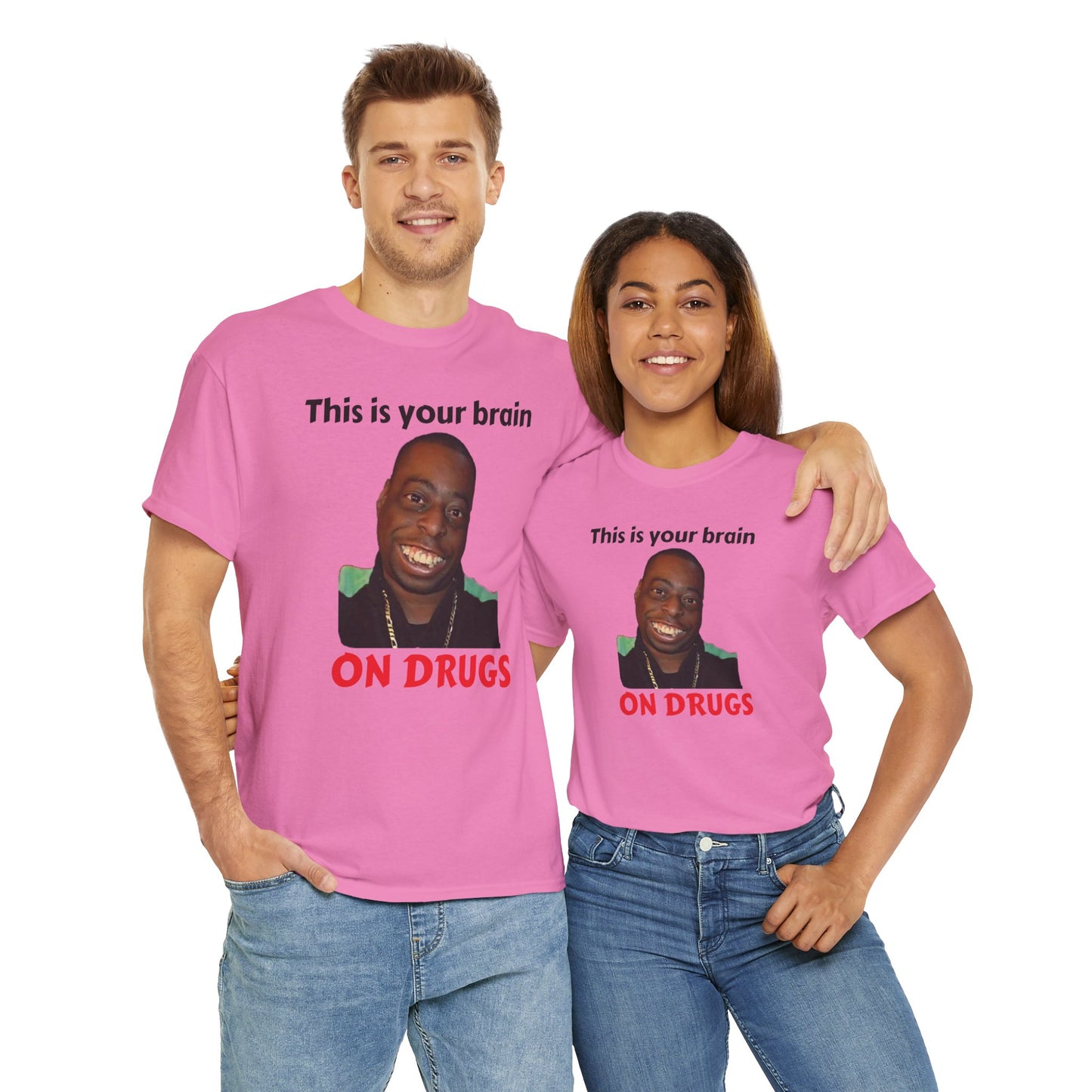 This is your brain on drugs Unisex Heavy Cotton Tee