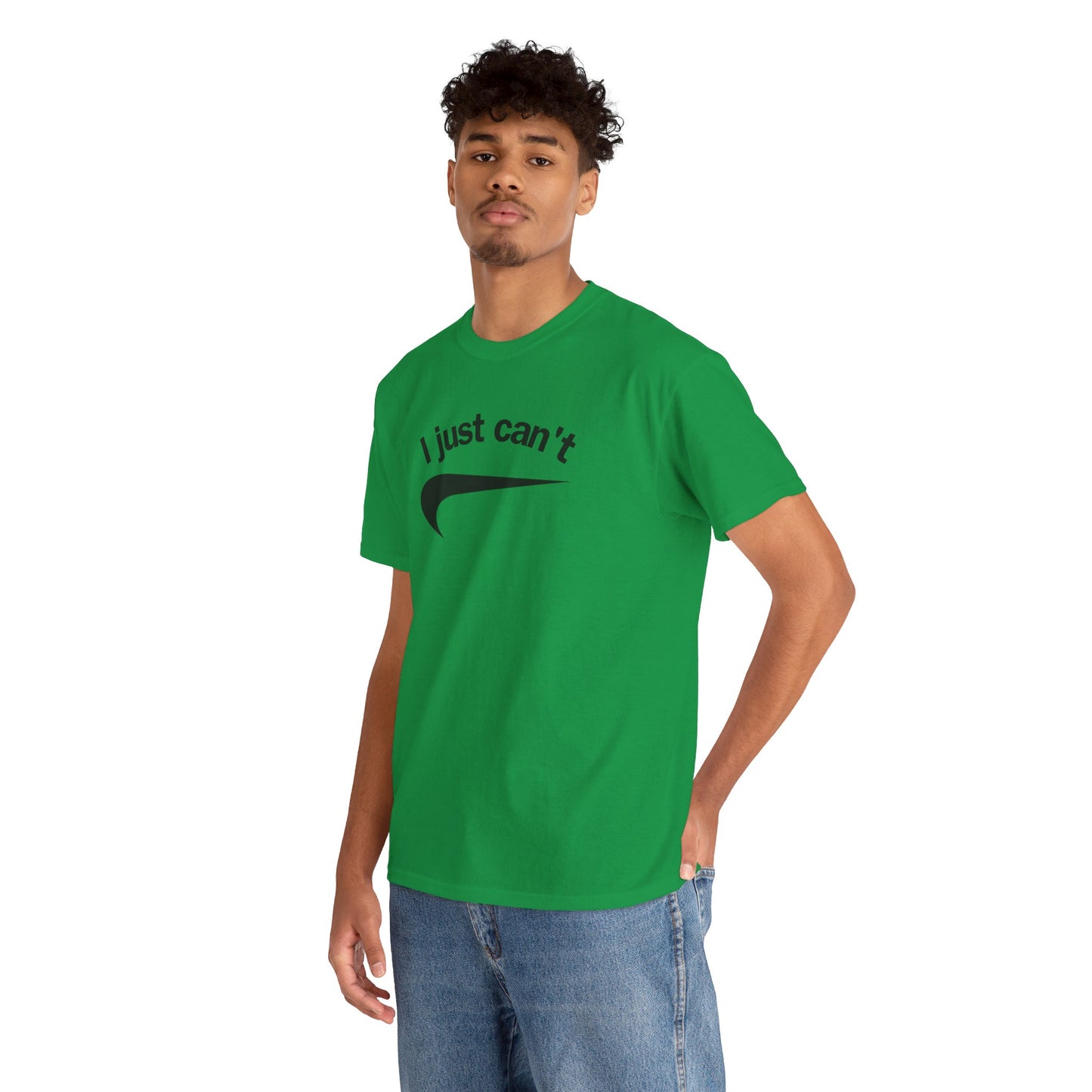 I just can't Unisex Heavy Cotton Tee