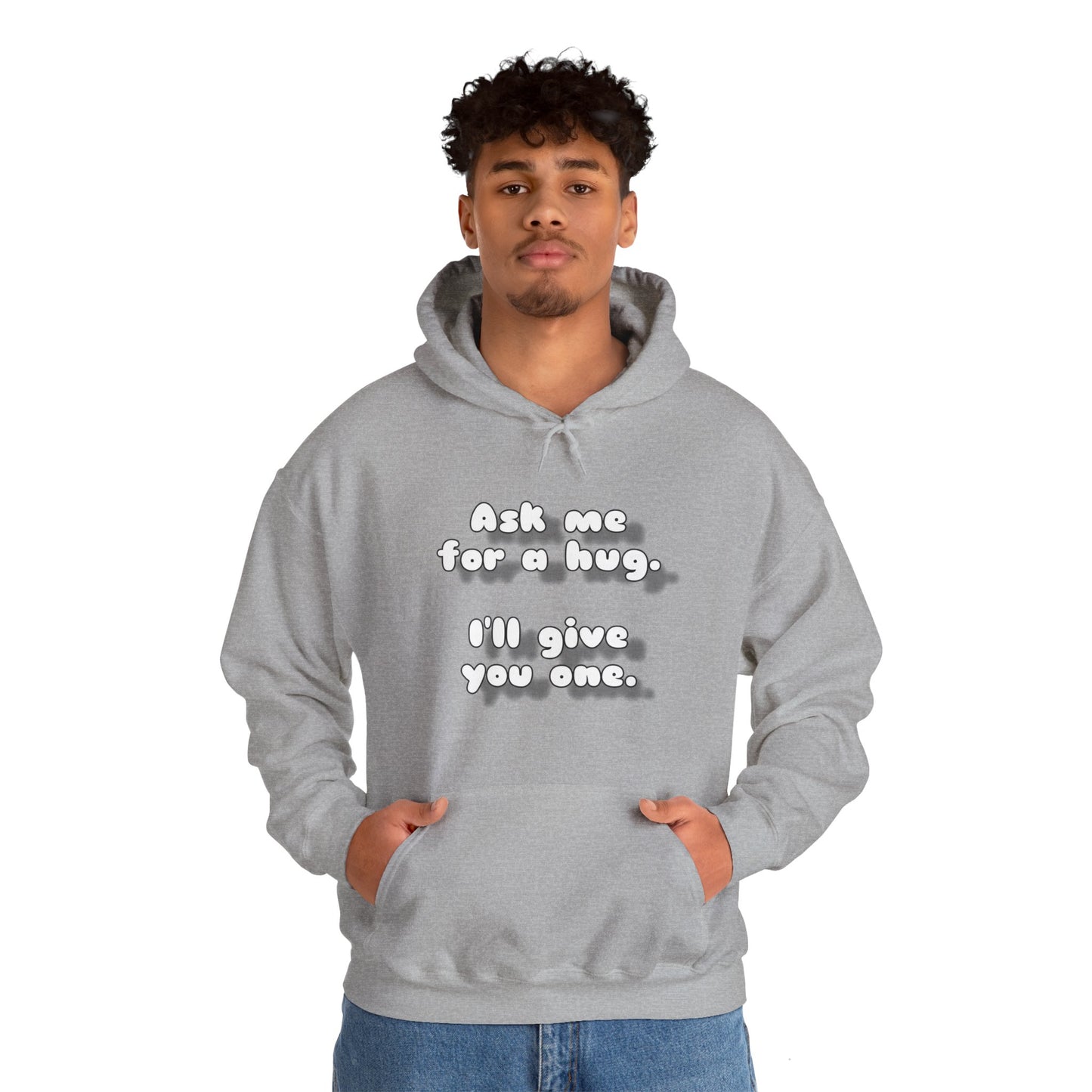 Ask me for a hug Unisex Heavy Blend™ Hooded Sweatshirt