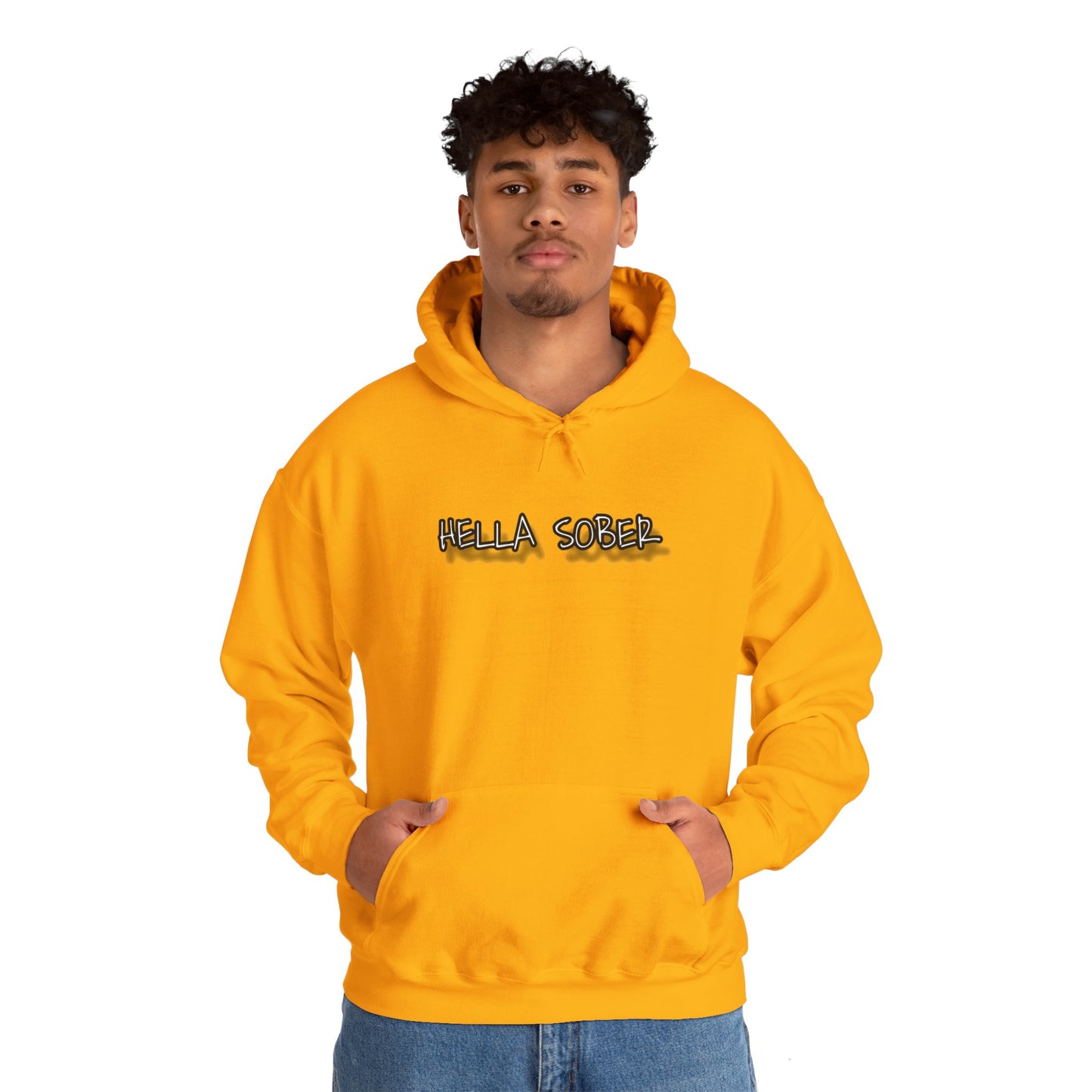 Hella Sober Unisex Heavy Blend™ Hooded Sweatshirt