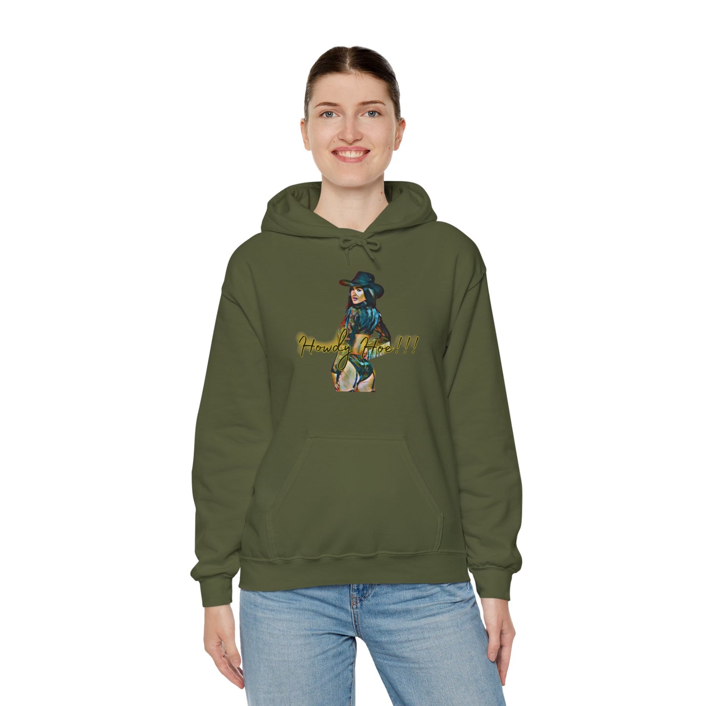 Howdy Hoe!! Unisex Heavy Blend™ Hooded Sweatshirt