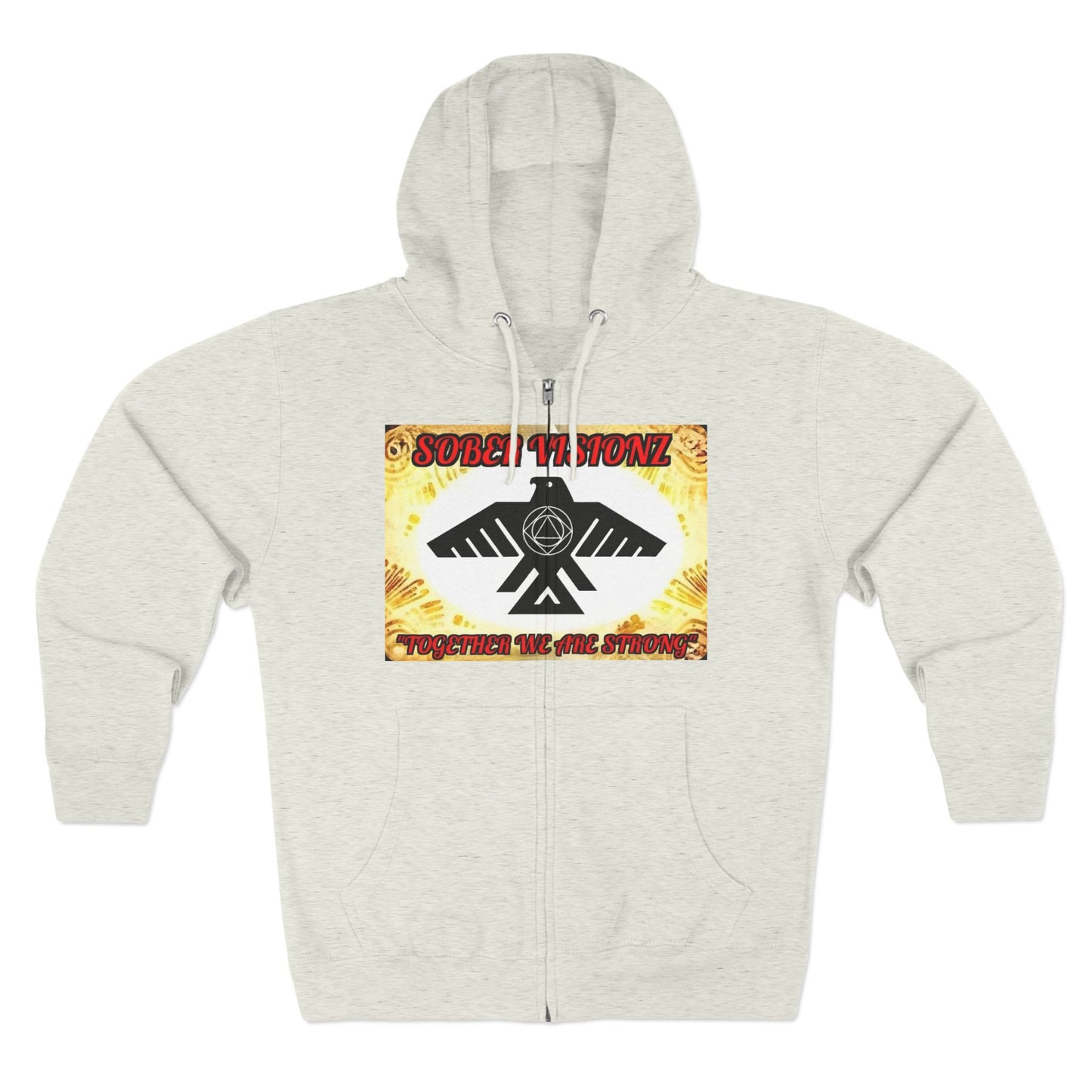 Unisex Sober Visionz Premium Zip-up Hoodie