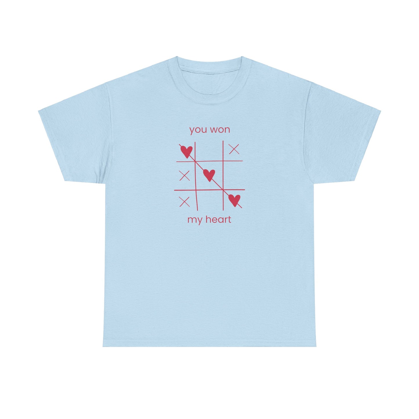 You won my heart Unisex Heavy Cotton Tee