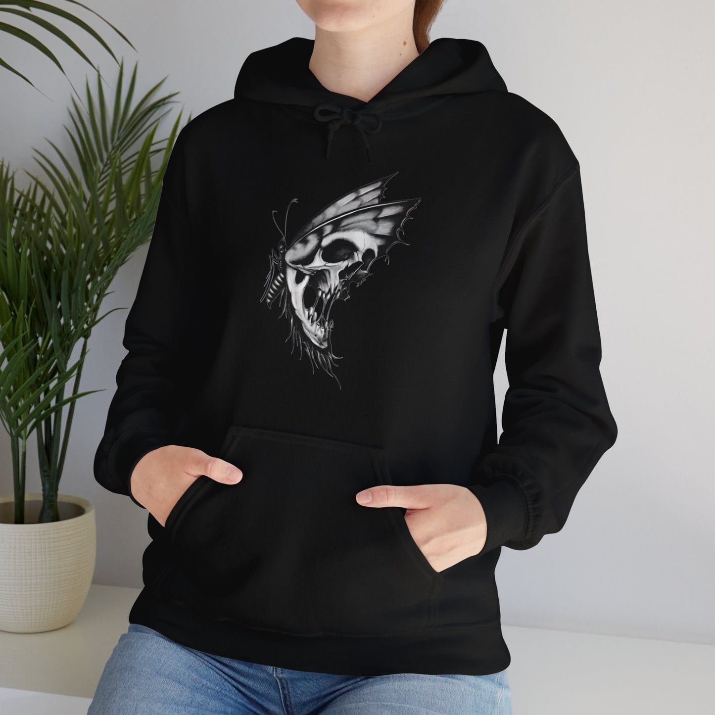 Death butterfly Unisex Heavy Blend™ Hooded Sweatshirt