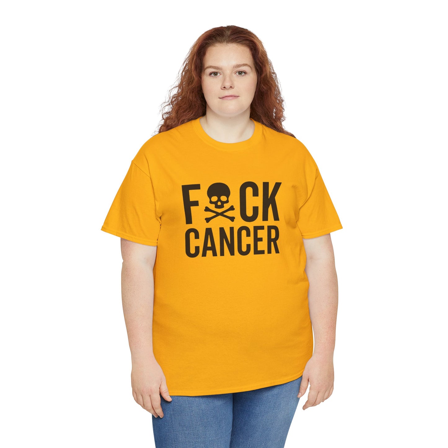 F*ck cancer Unisex Heavy Cotton Tee