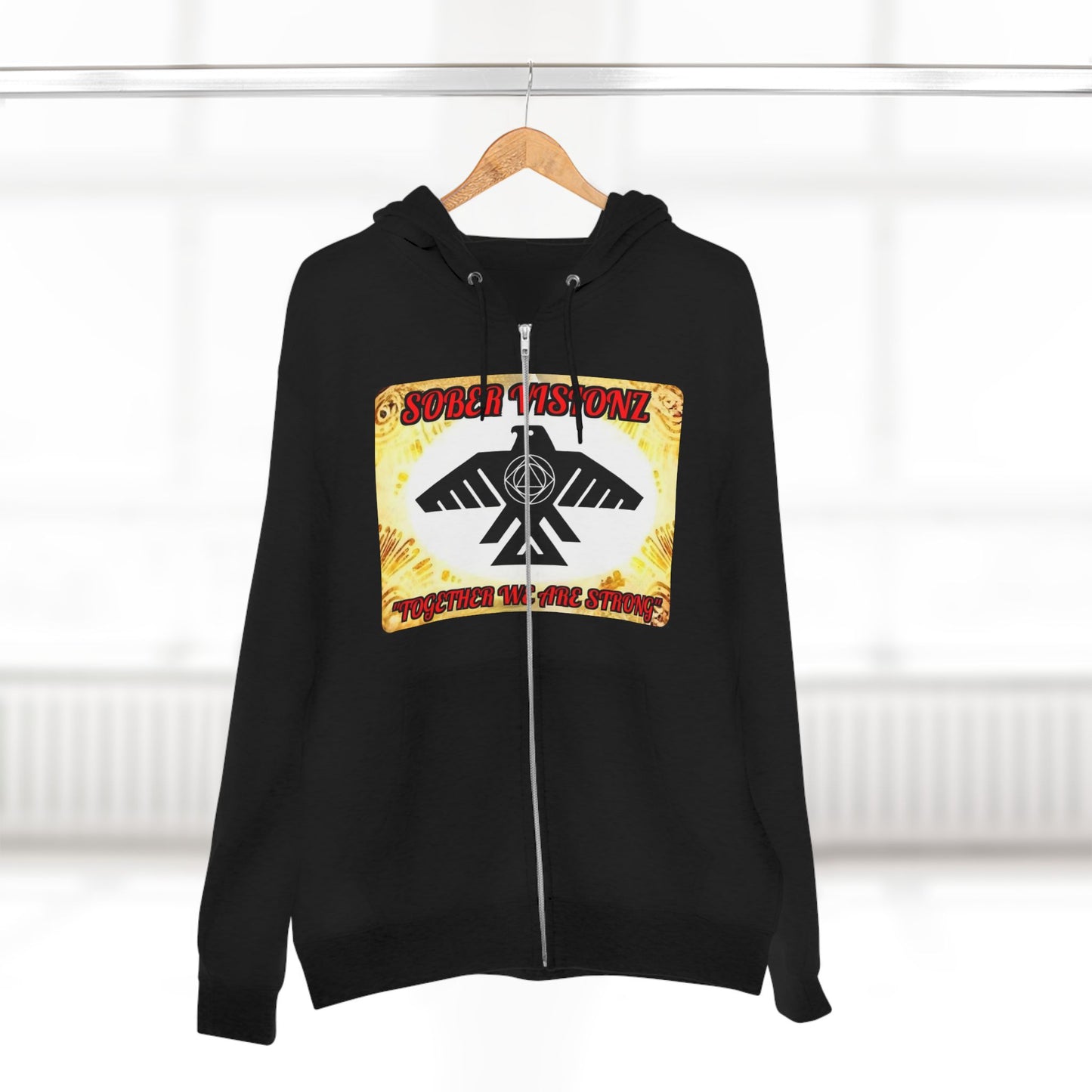 Unisex Sober Visionz Premium Zip-up Hoodie