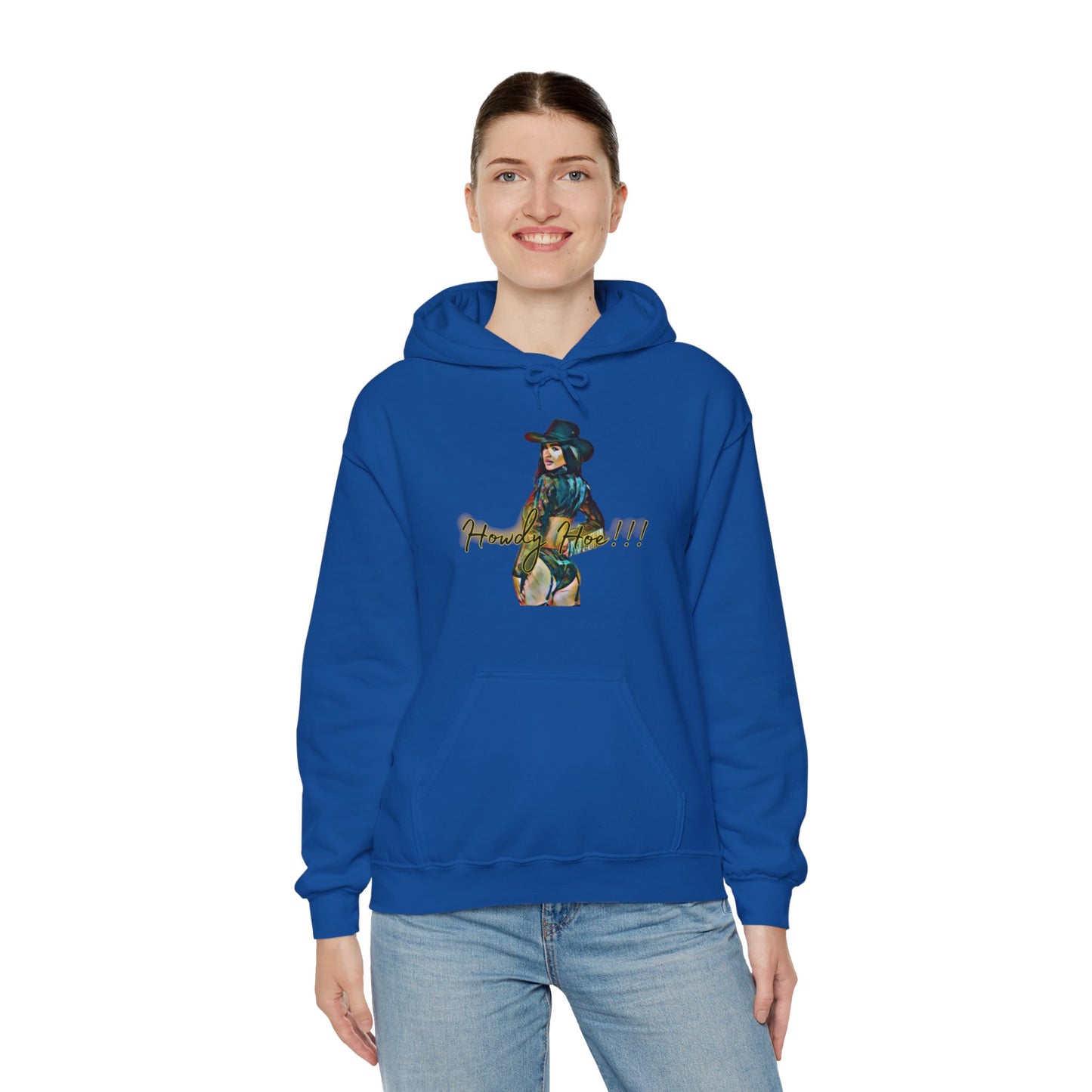 Howdy Hoe!! Unisex Heavy Blend™ Hooded Sweatshirt