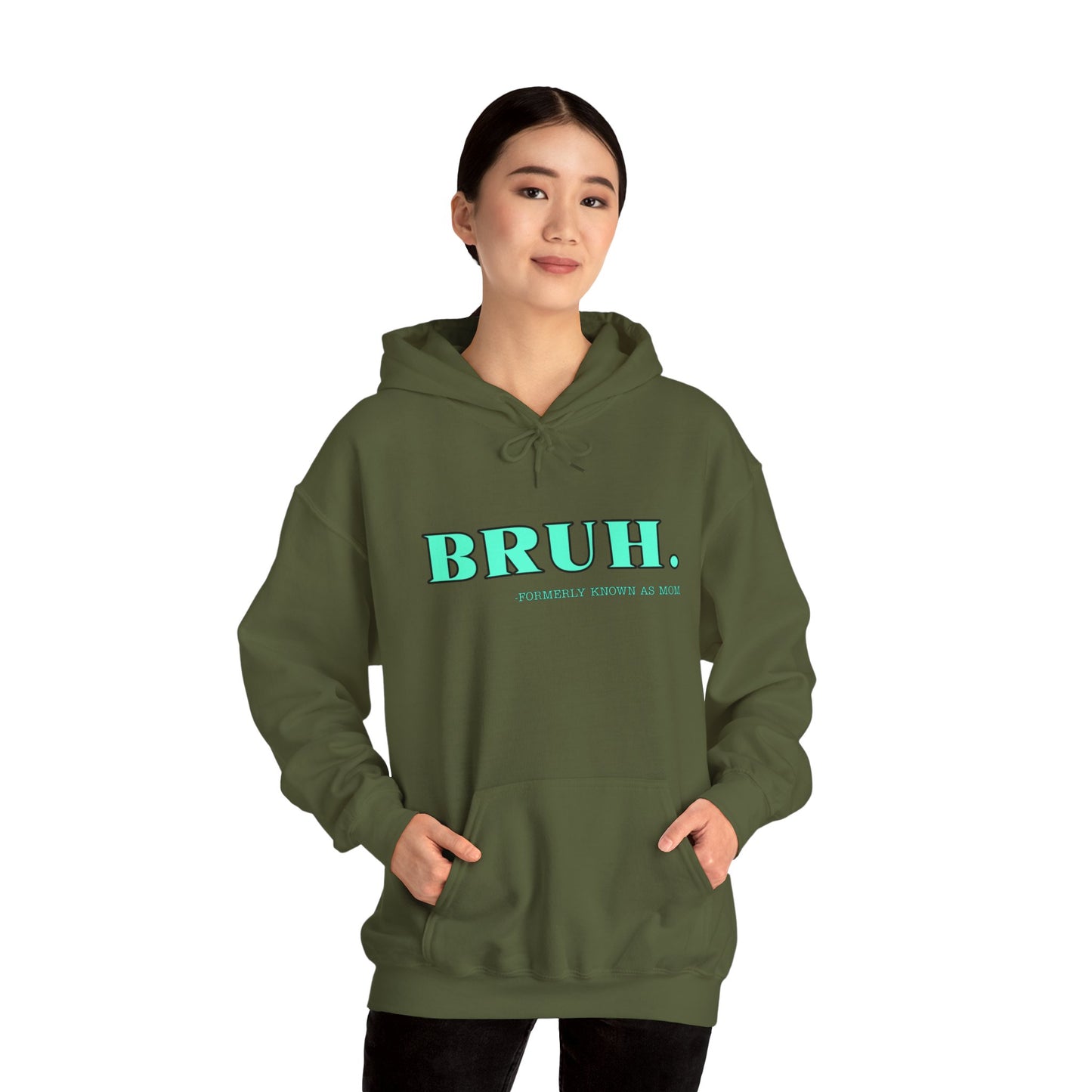 BRUH. Formerly known as mom Unisex Heavy Blend™ Hooded Sweatshirt