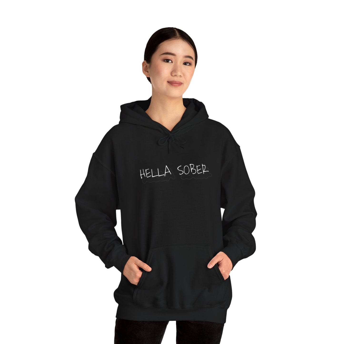 Hella Sober Unisex Heavy Blend™ Hooded Sweatshirt