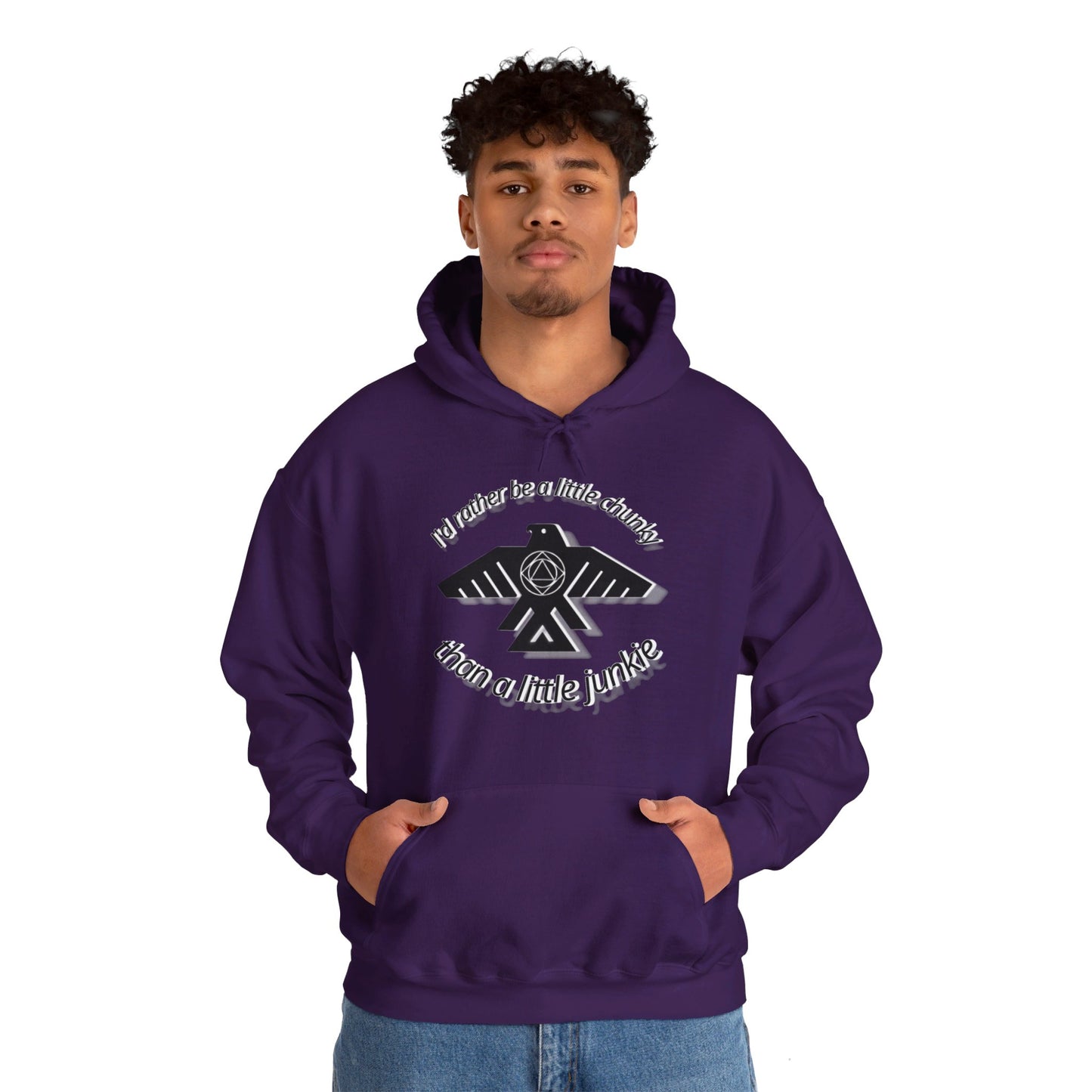 I'd rather be a little chunky Unisex Heavy Blend™ Hooded Sweatshirt