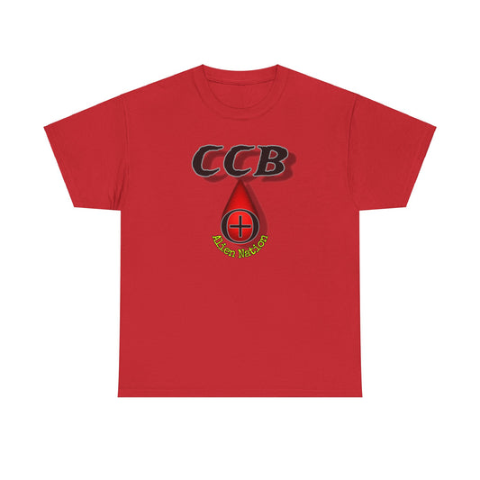 CCB type O positive Unisex Heavy Cotton Tee
