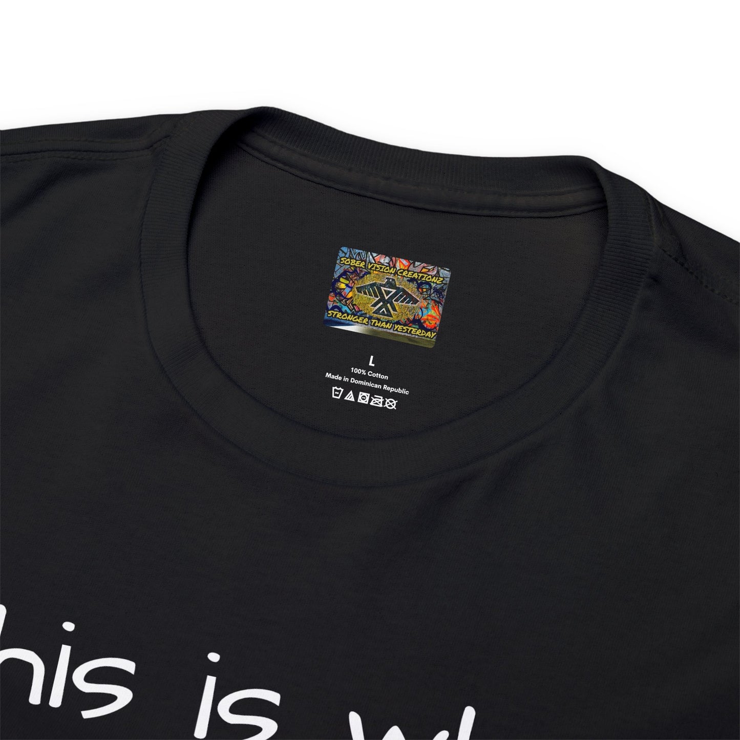What RECOVERY looks like Unisex Heavy Cotton Tee