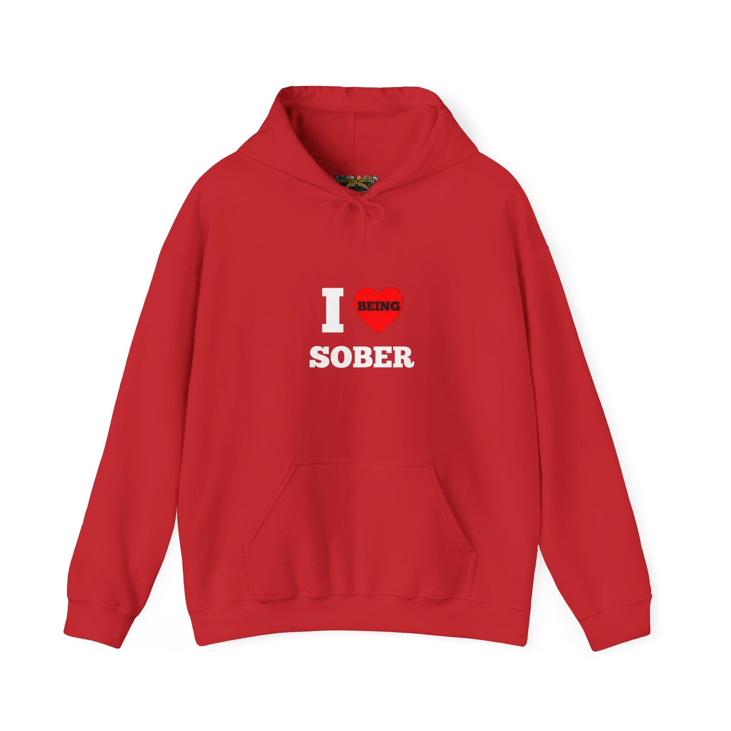 I love being sober Unisex Heavy Blend™ Hooded Sweatshirt