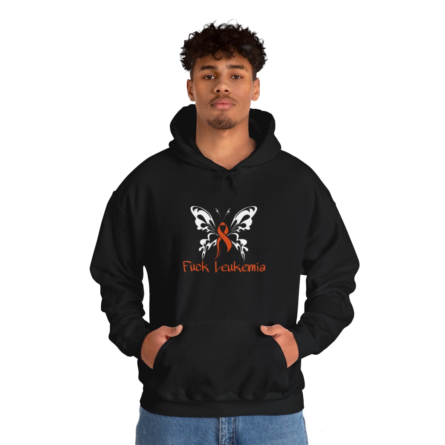 Fuck Leukemia Unisex Heavy Blend™ Hooded Sweatshirt