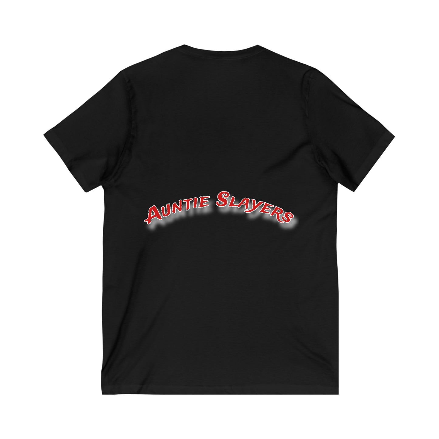 Auntie Slayers Unisex Jersey Short Sleeve V-Neck Tee