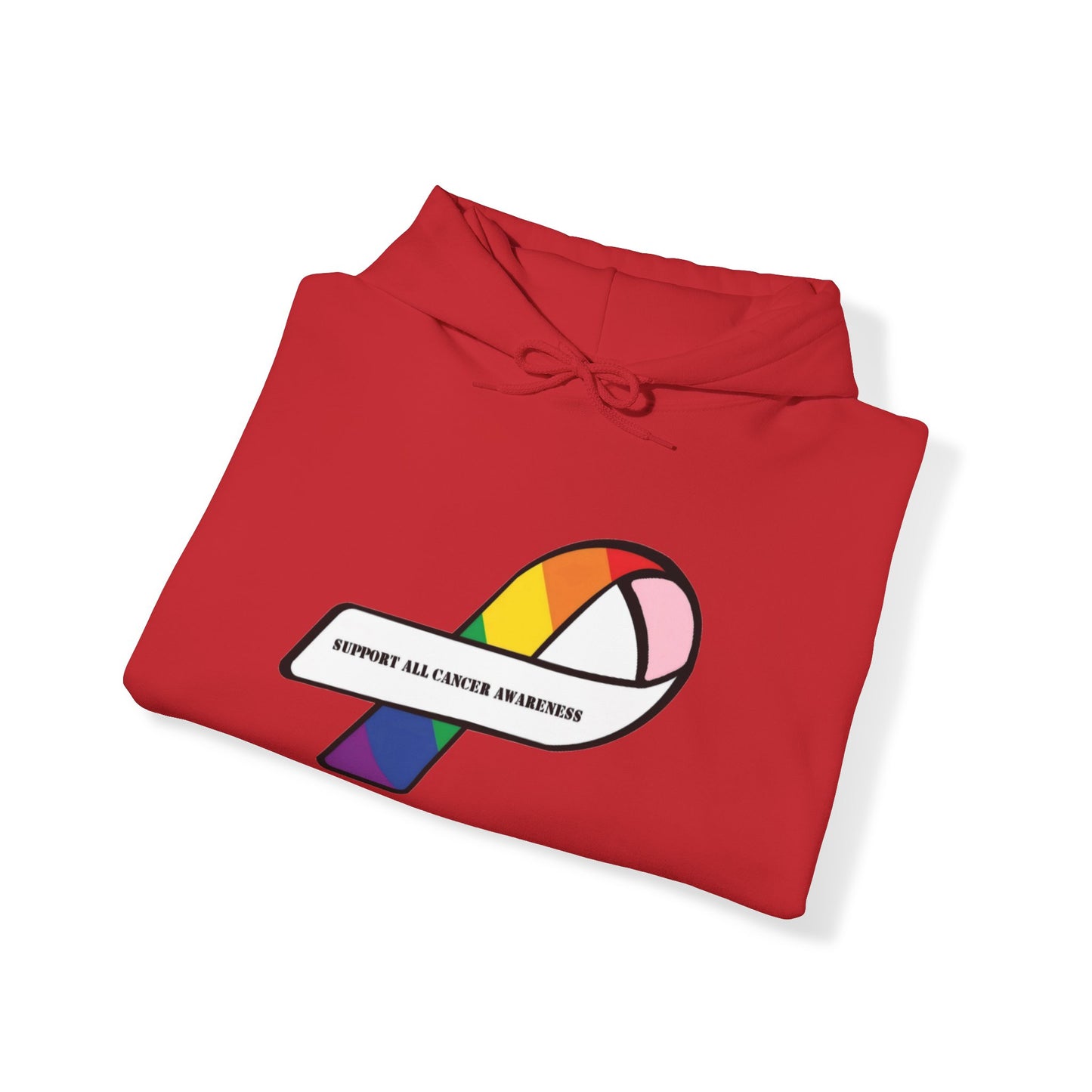 Support all cancer awareness Unisex Heavy Blend™ Hooded Sweatshirt