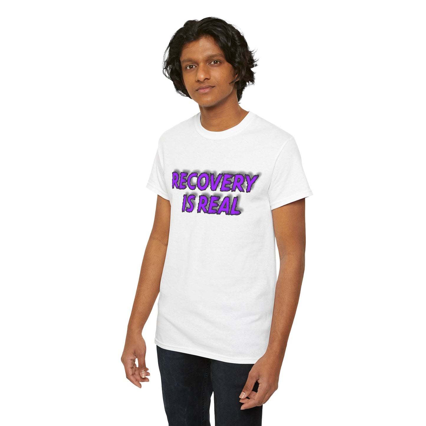 Recovery Is Real Unisex Heavy Cotton Tee