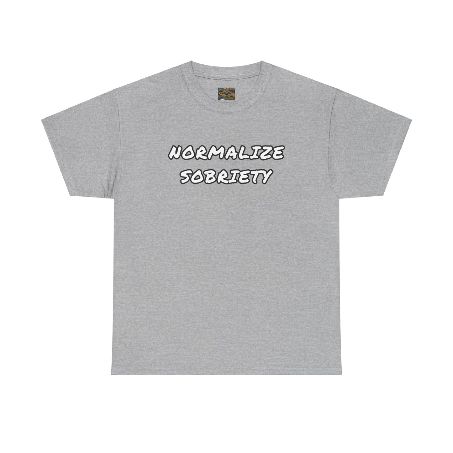 Normalize Sobriety Unisex Heavy Cotton Tee