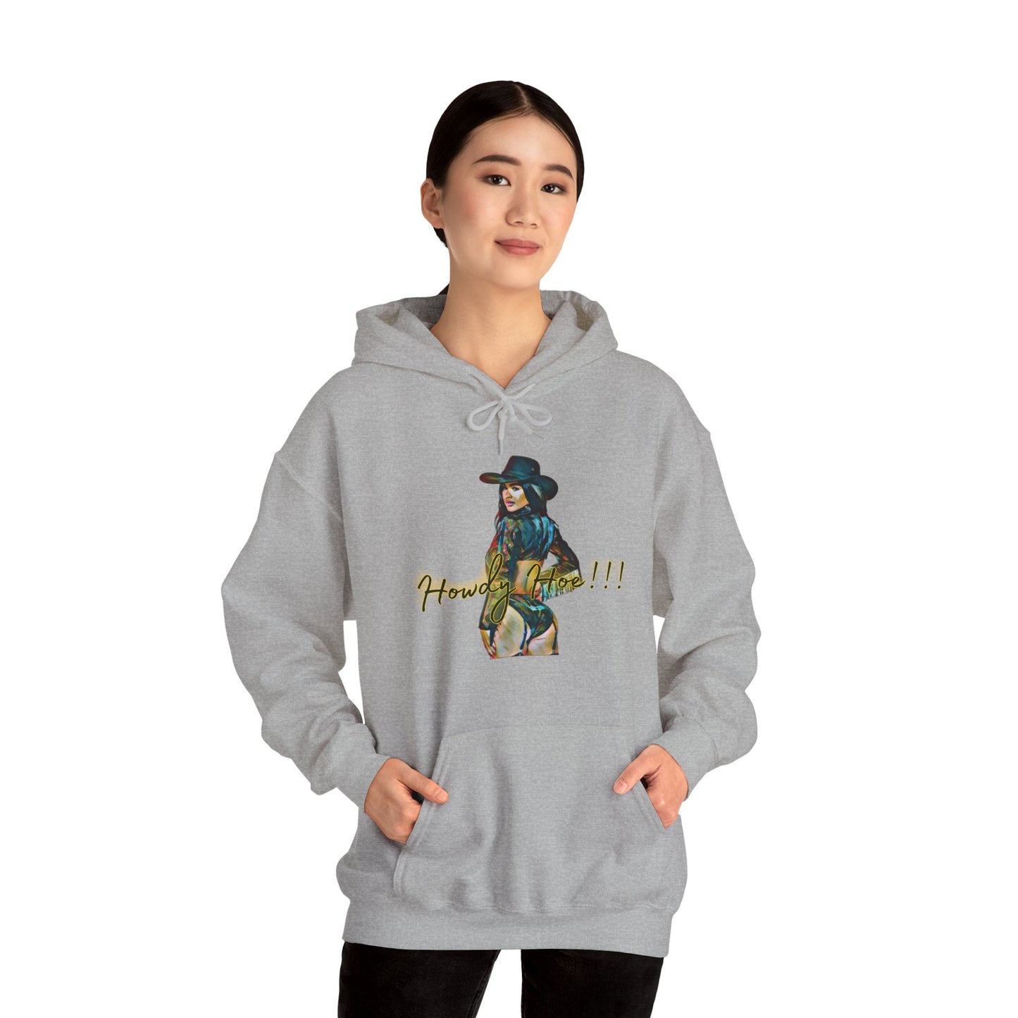 Howdy Hoe!! Unisex Heavy Blend™ Hooded Sweatshirt