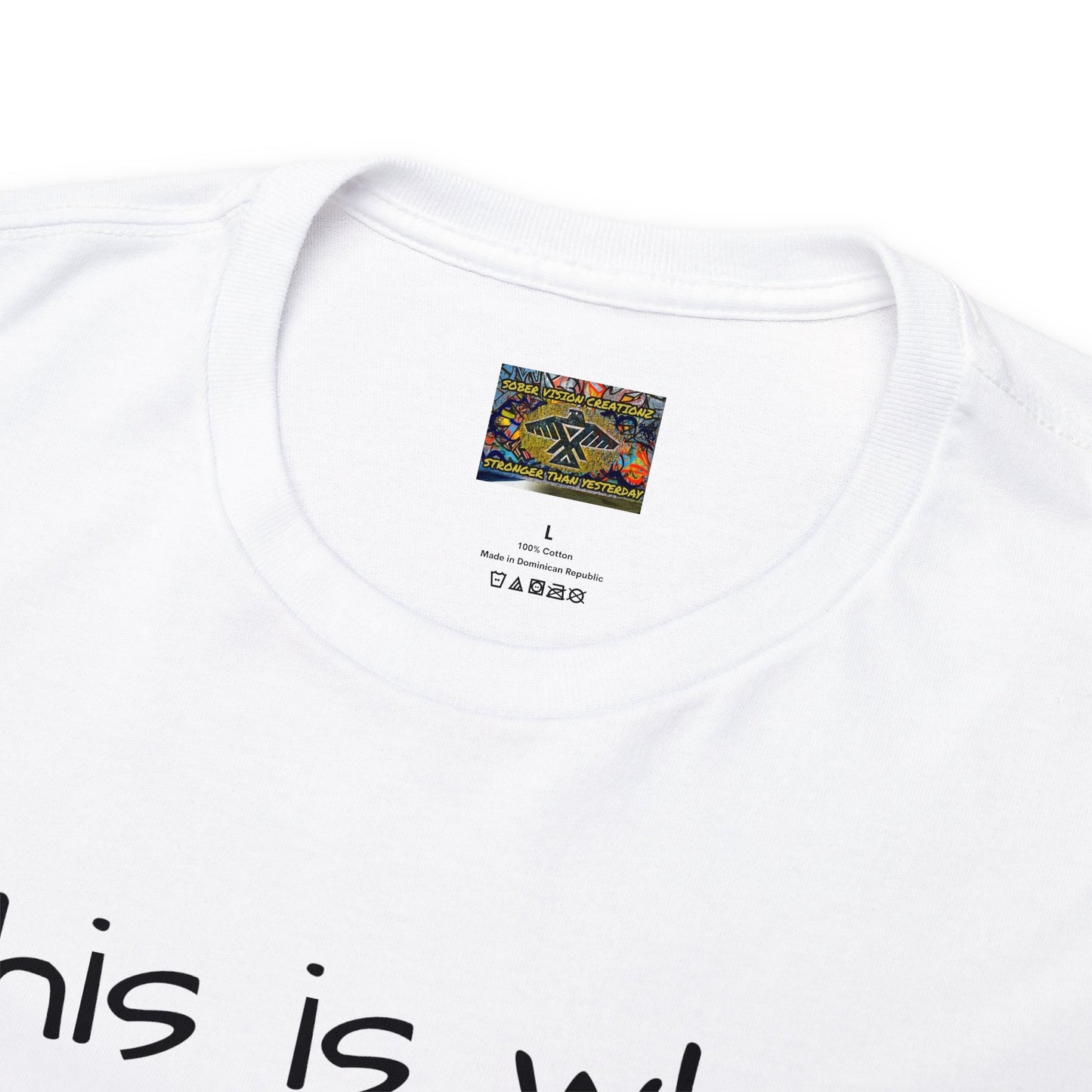 What RECOVERY looks like Unisex Heavy Cotton Tee