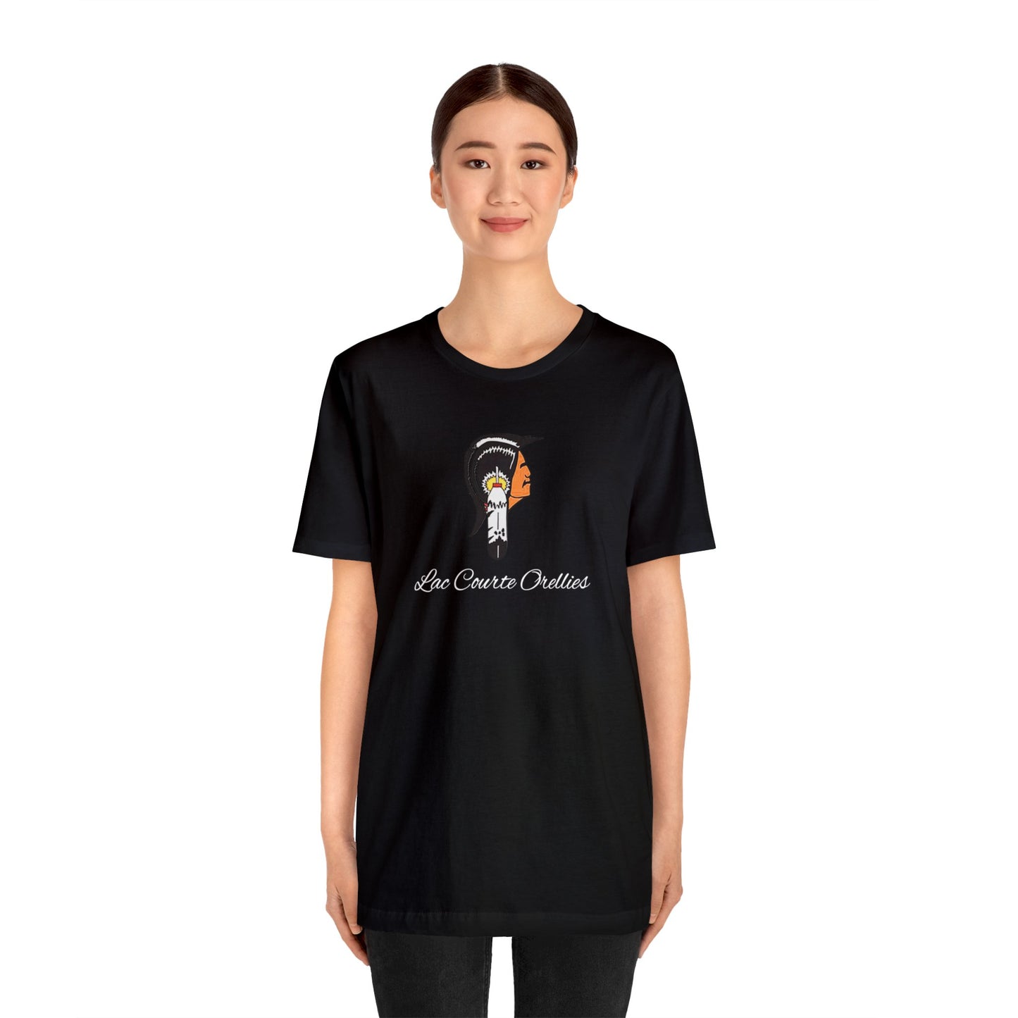 Lac Courte Oreilles logo Short Sleeve Tee