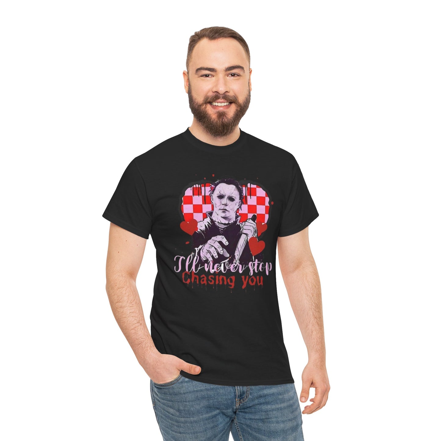 I'll never stop chasing you Unisex Heavy Cotton Tee