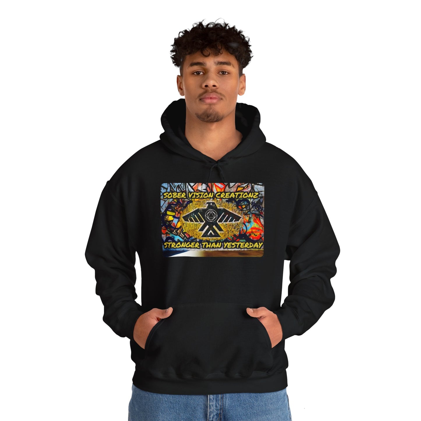 Sober Vision Creationz Unisex Heavy Blend™ Hooded Sweatshirt