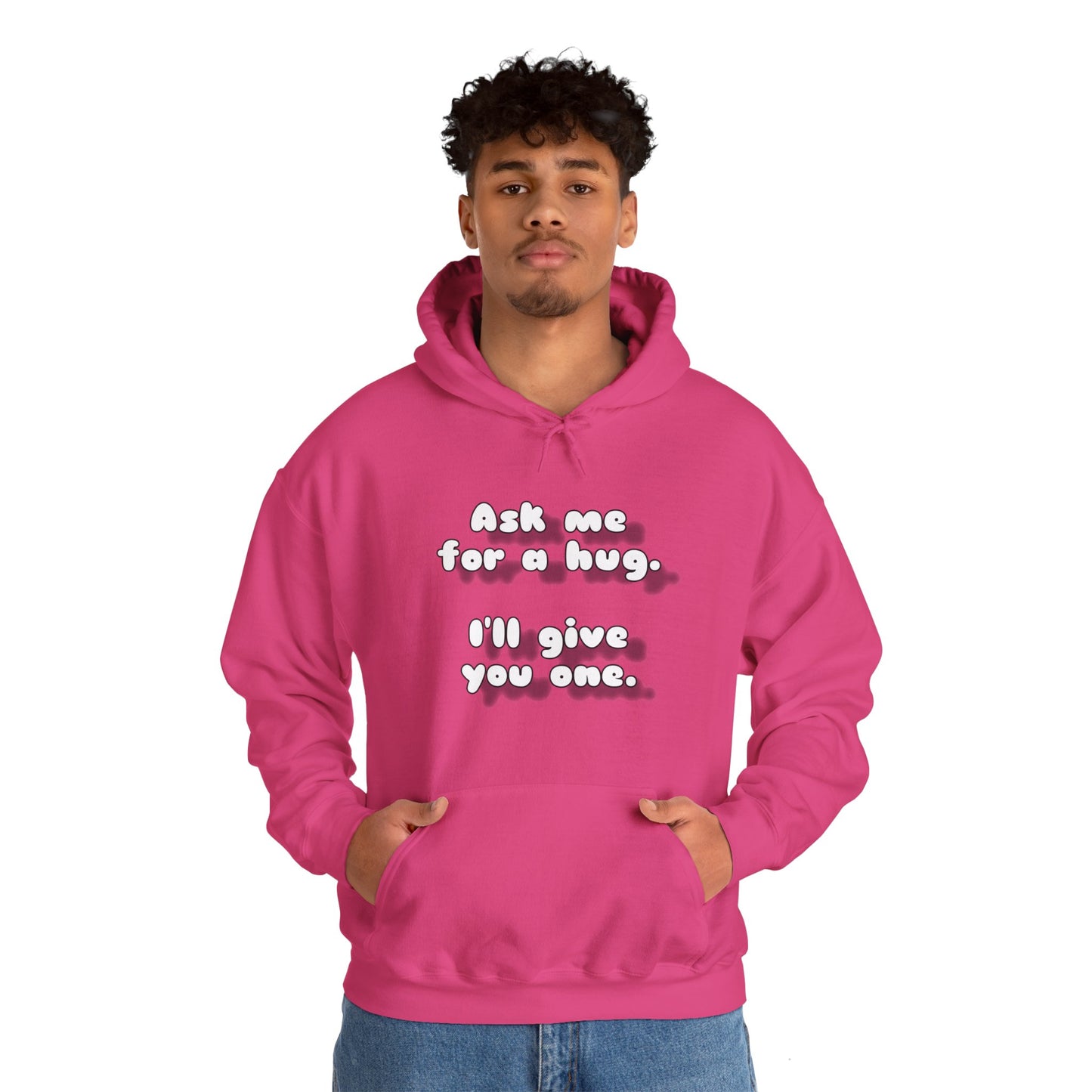 Ask me for a hug Unisex Heavy Blend™ Hooded Sweatshirt