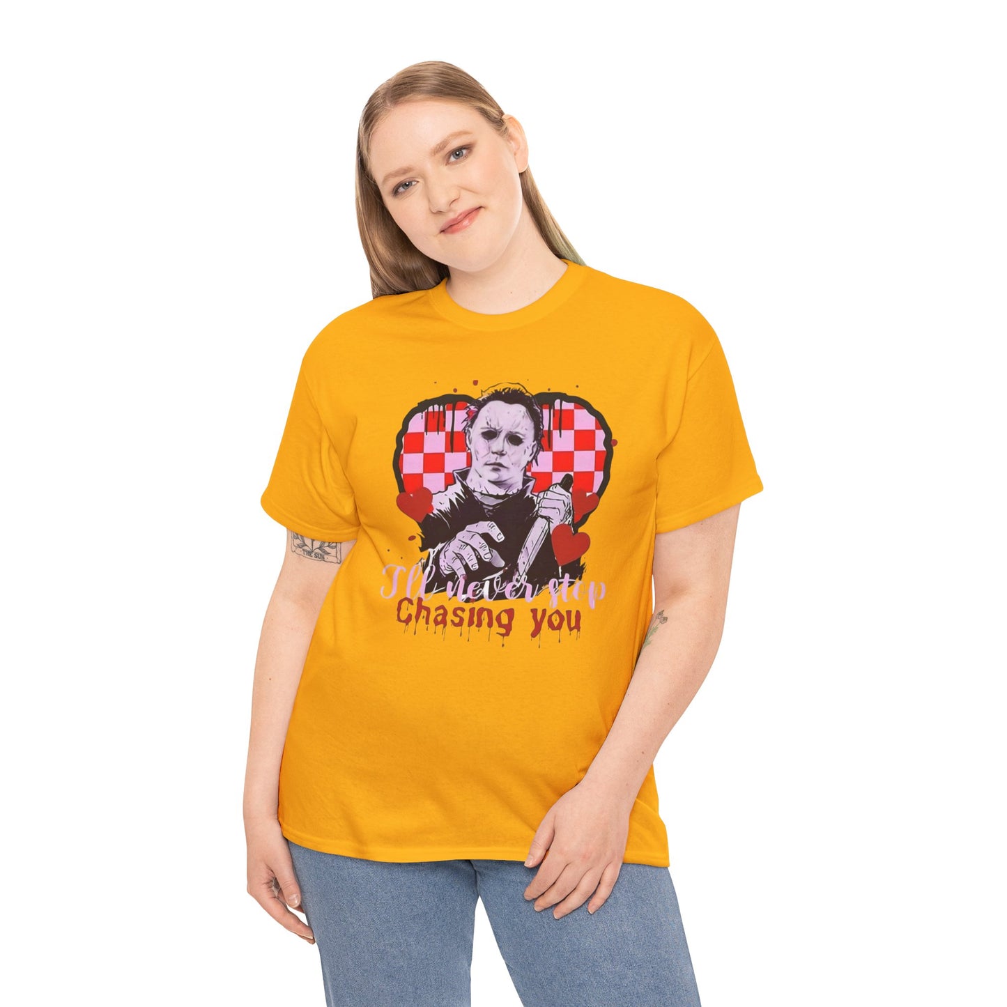 I'll never stop chasing you Unisex Heavy Cotton Tee