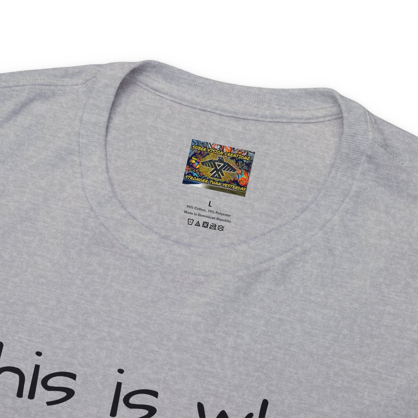 What RECOVERY looks like Unisex Heavy Cotton Tee