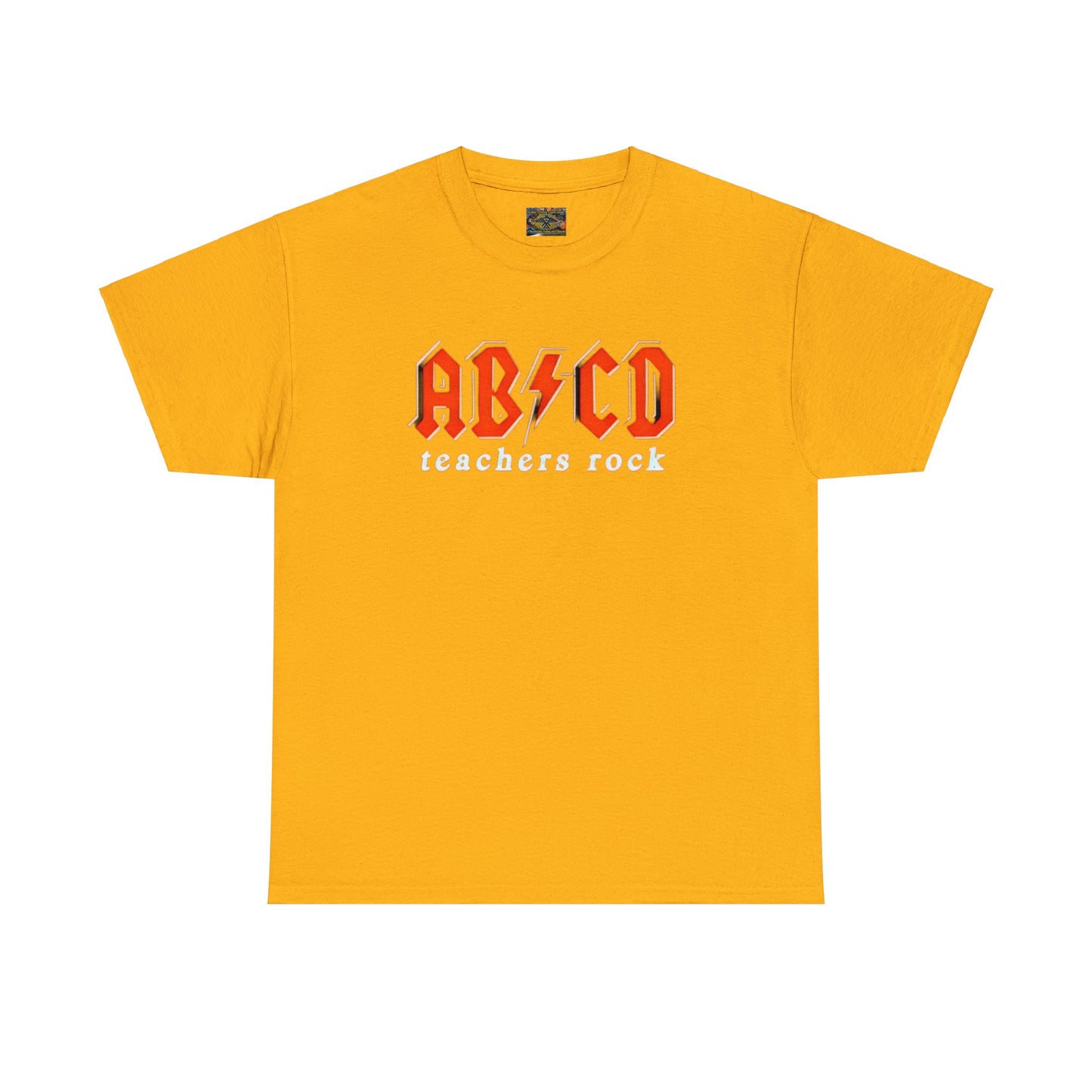 Teachers Rock AB*CD Unisex Heavy Cotton Tee