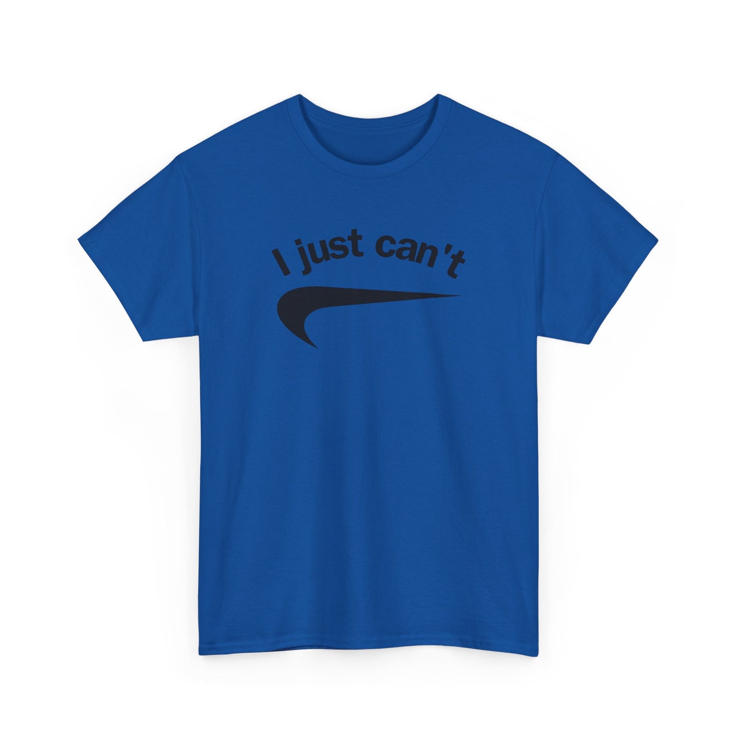 I just can't Unisex Heavy Cotton Tee