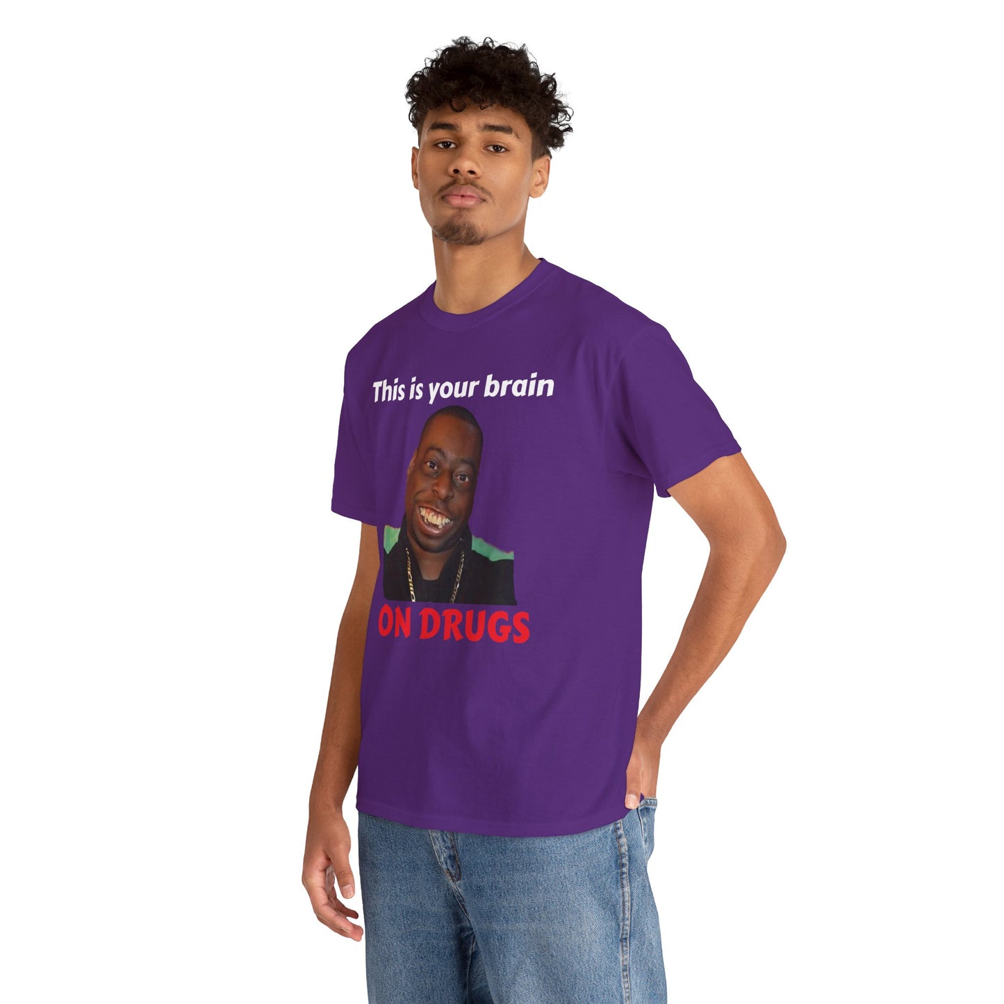 This is your brain on drugs Unisex Heavy Cotton Tee