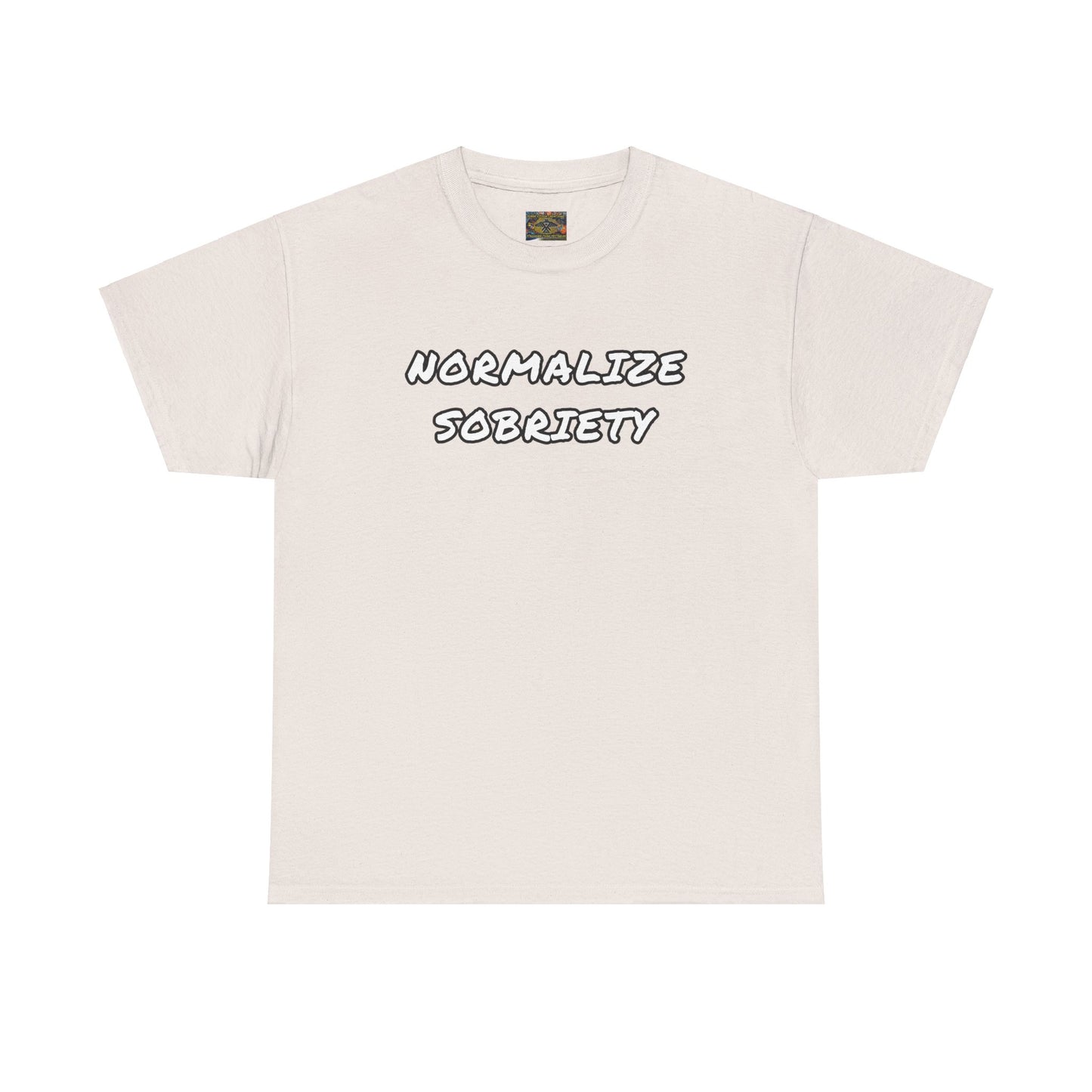Normalize Sobriety Unisex Heavy Cotton Tee