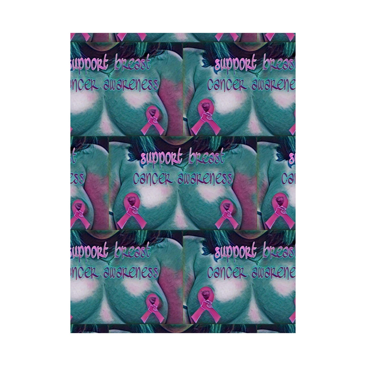 Support Breast Cancer Awareness Matte Vertical Posters