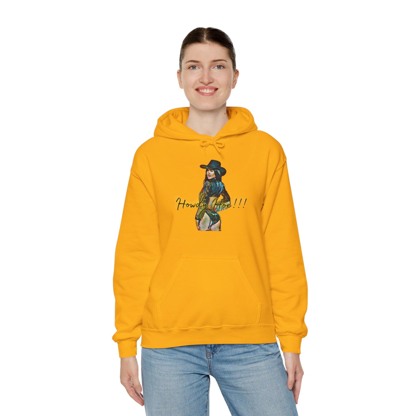 Howdy Hoe!! Unisex Heavy Blend™ Hooded Sweatshirt