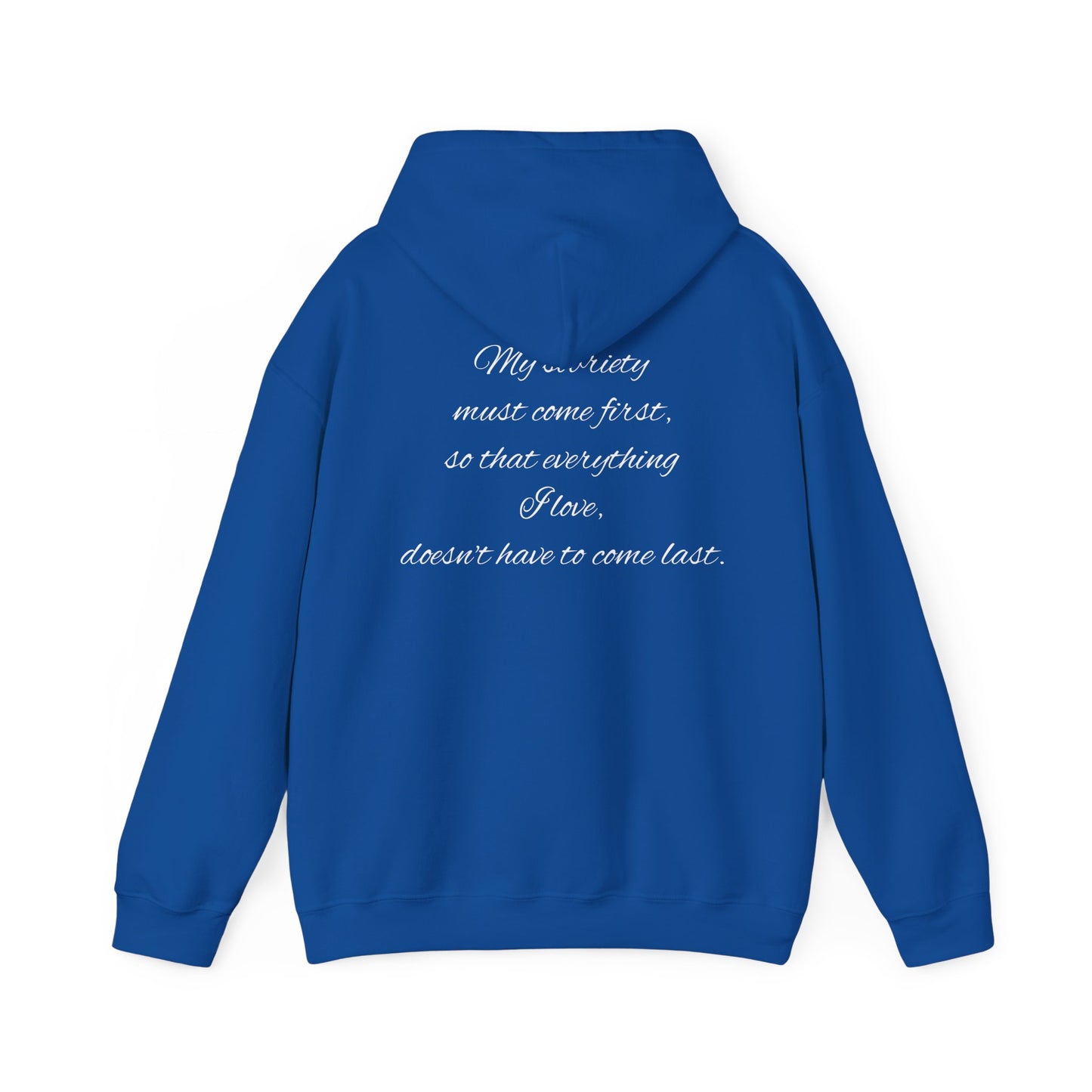 My sobriety comes first Hooded Sweatshirt