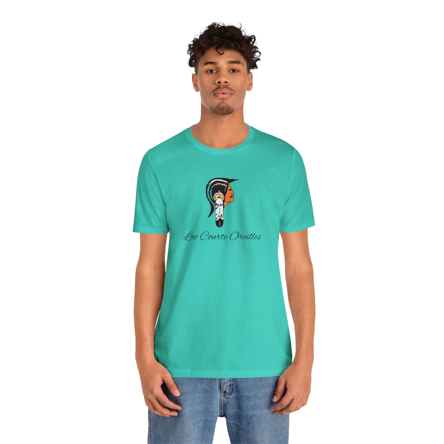 Lac Courte Oreilles logo Short Sleeve Tee
