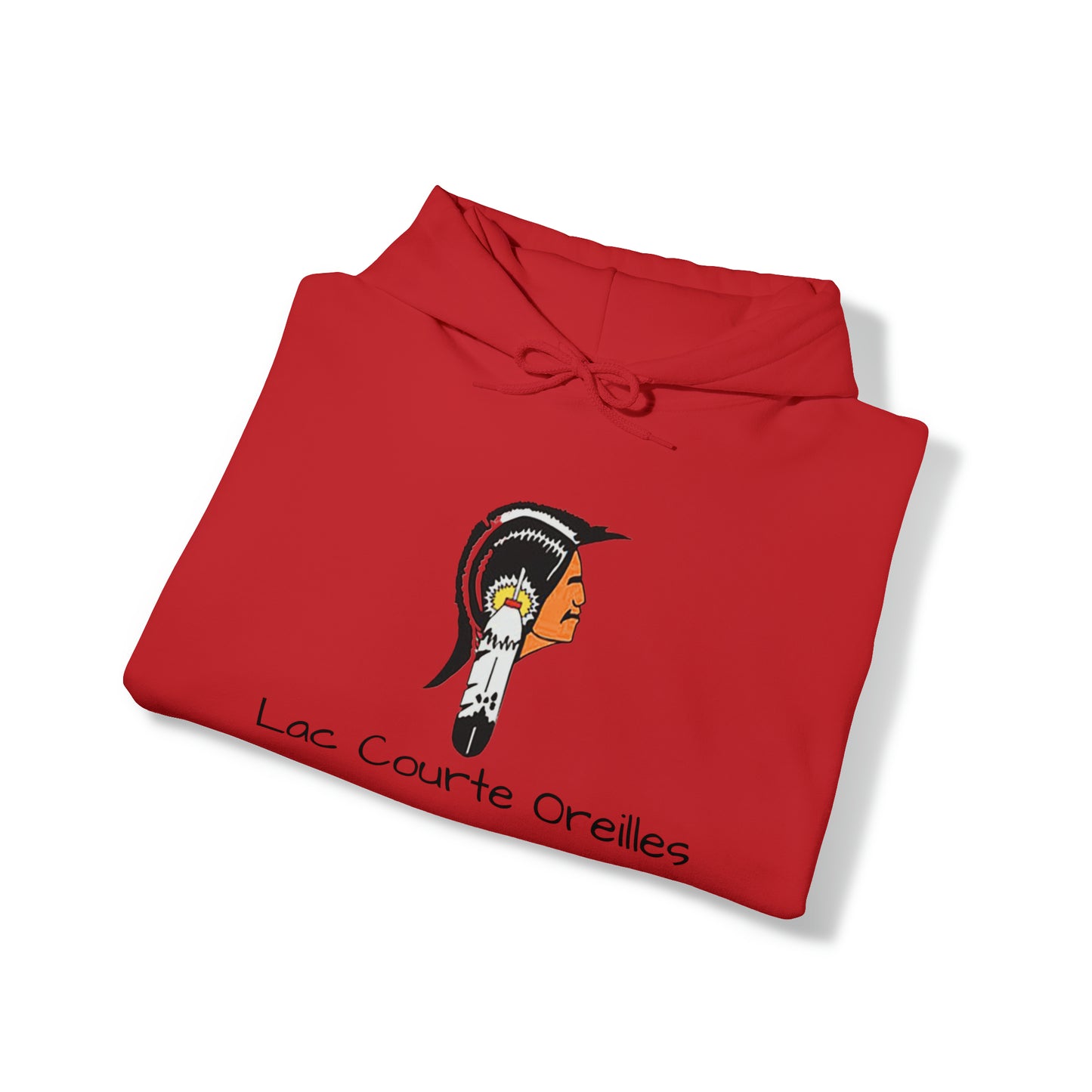 Lac Courte Oreilles logo Hooded Sweatshirt