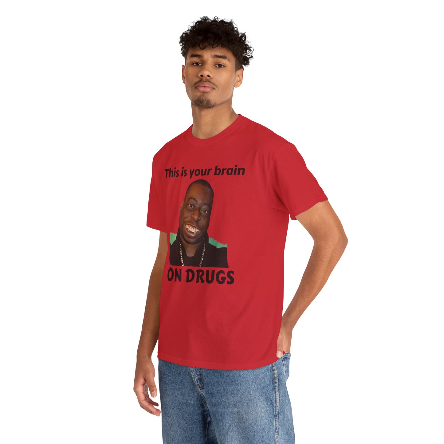 This is your brain on drugs Unisex Heavy Cotton Tee