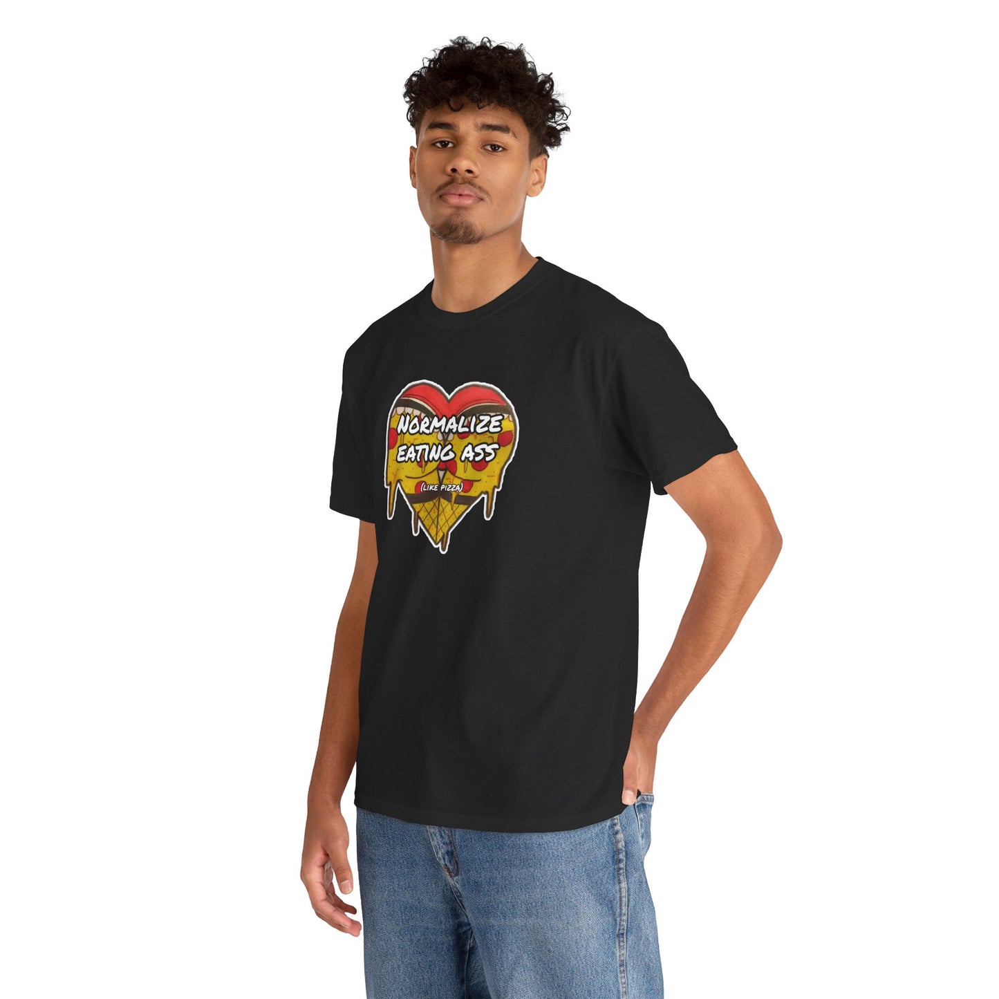 Normalize eating a** Unisex Heavy Cotton Tee