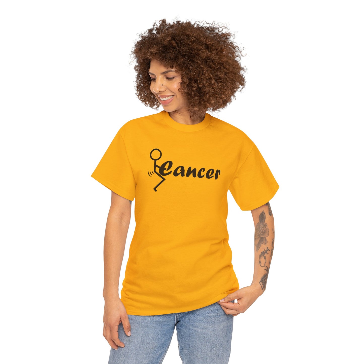 F*ck CANCER Unisex Heavy Cotton Tee