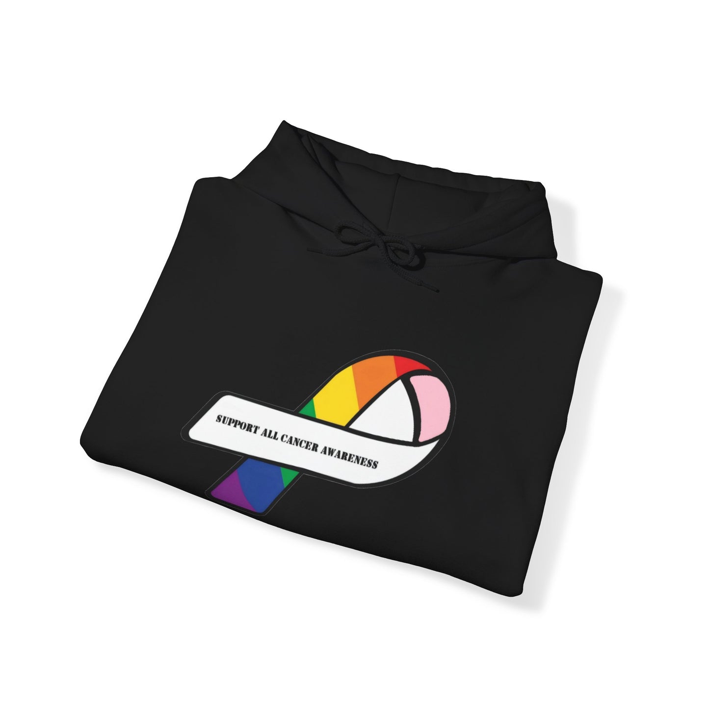 Support all cancer awareness Unisex Heavy Blend™ Hooded Sweatshirt