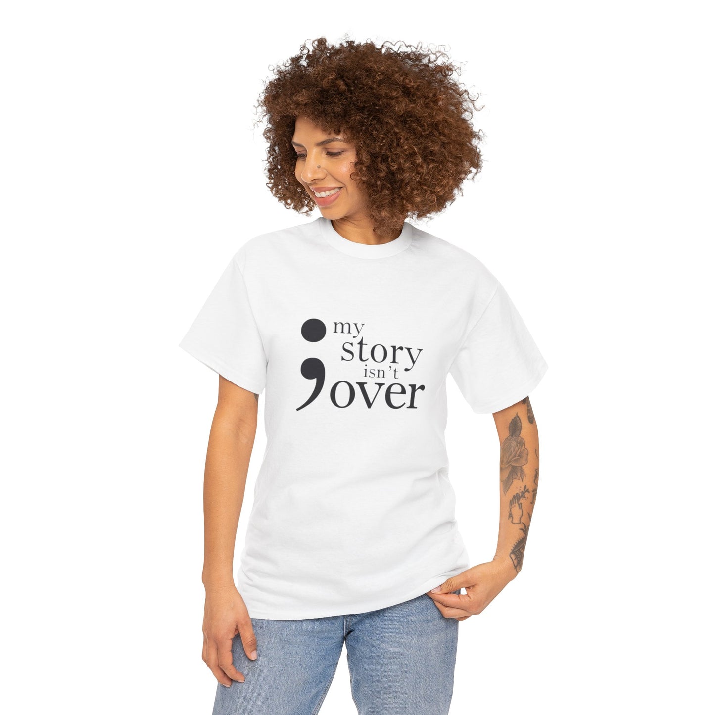 My story isn't over Unisex Heavy Cotton Tee