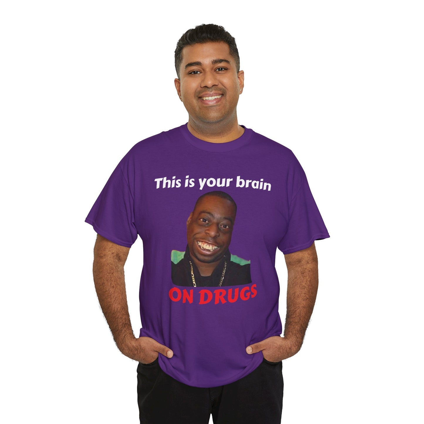 This is your brain on drugs Unisex Heavy Cotton Tee