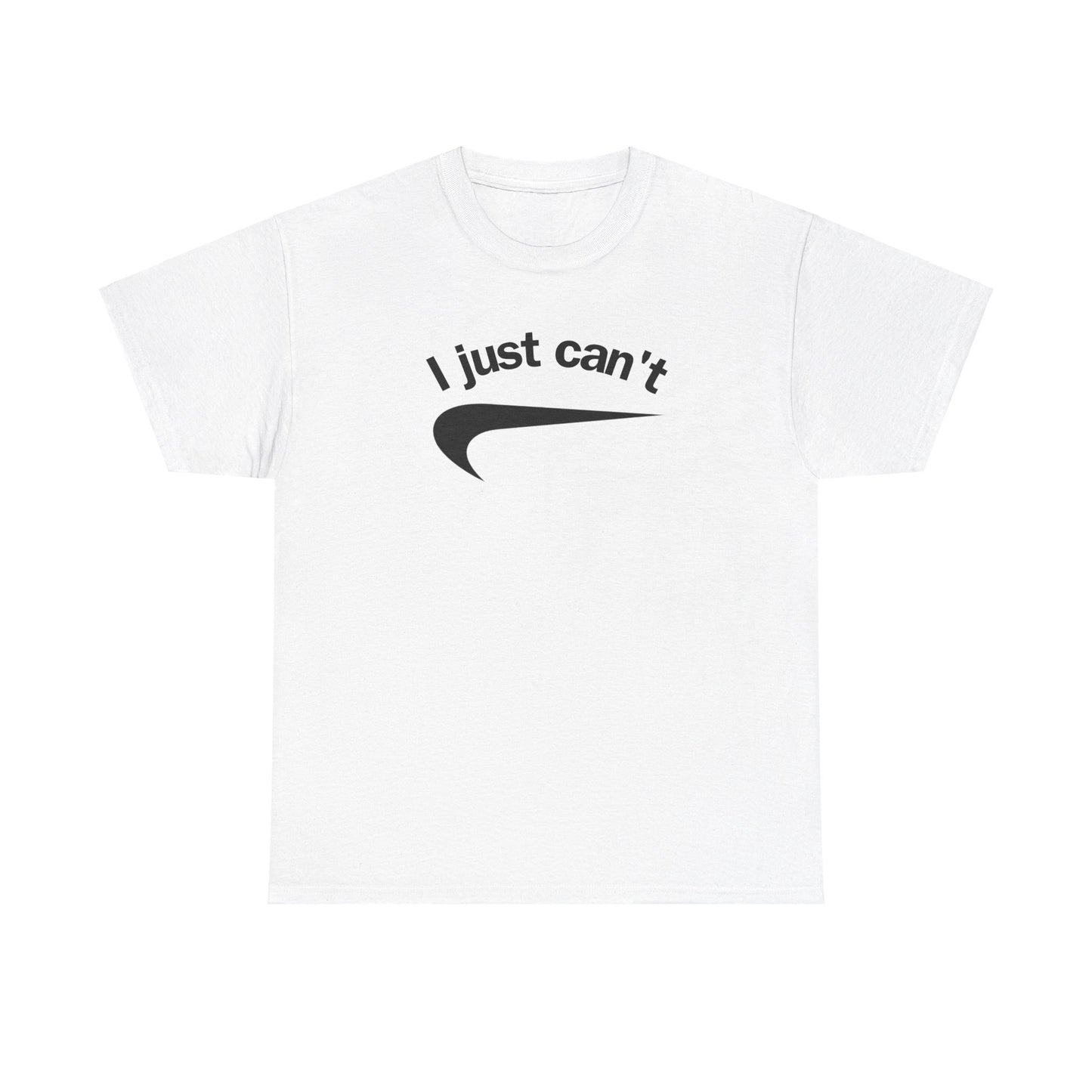 I just can't Unisex Heavy Cotton Tee