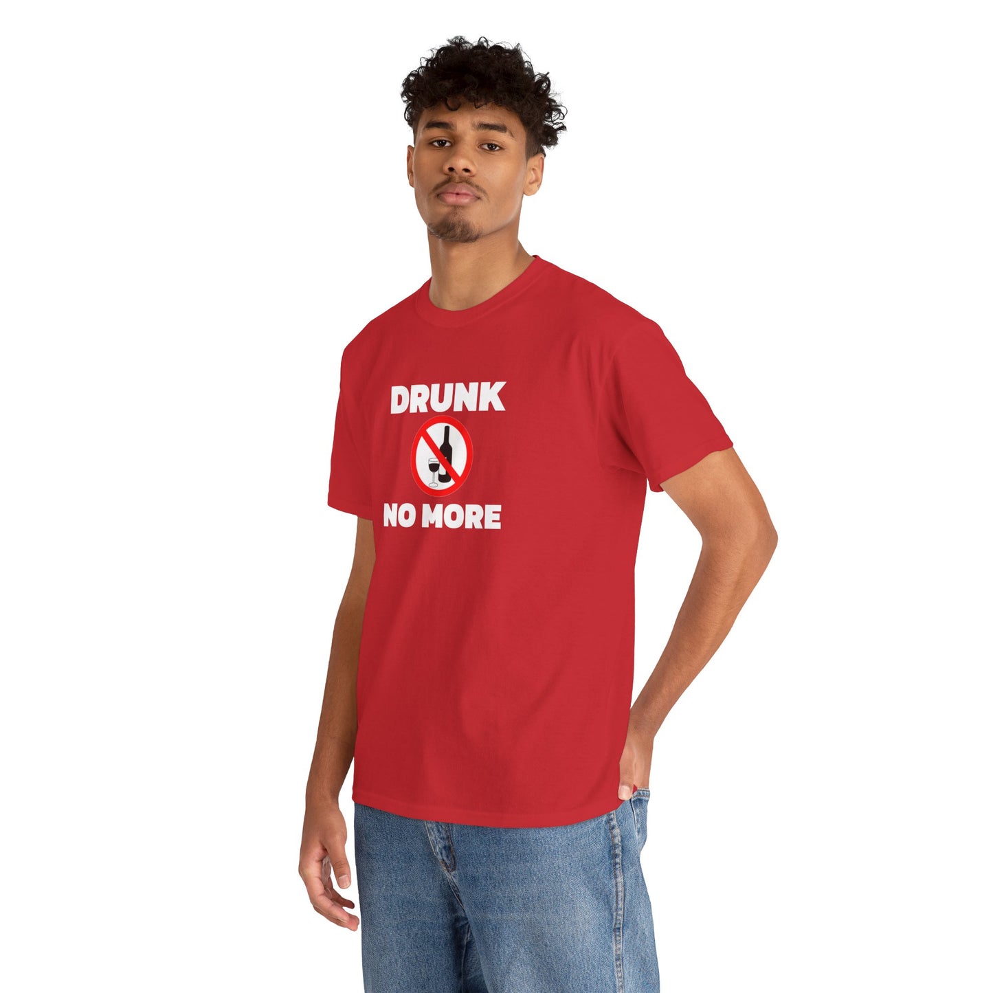 Drunk no more Unisex Heavy Cotton Tee